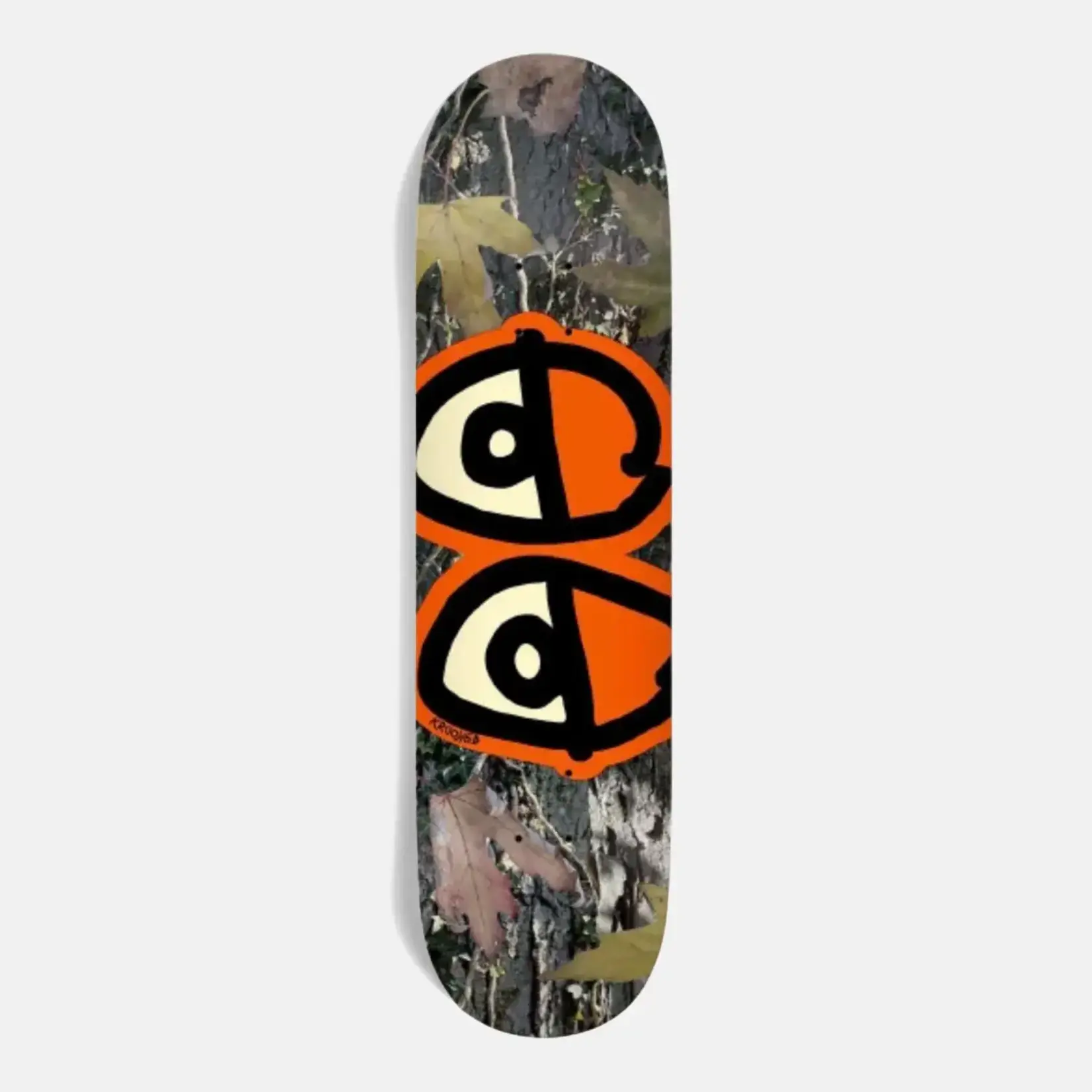 Krooked Skateboards Team Eyes Camo 8.25" Deck