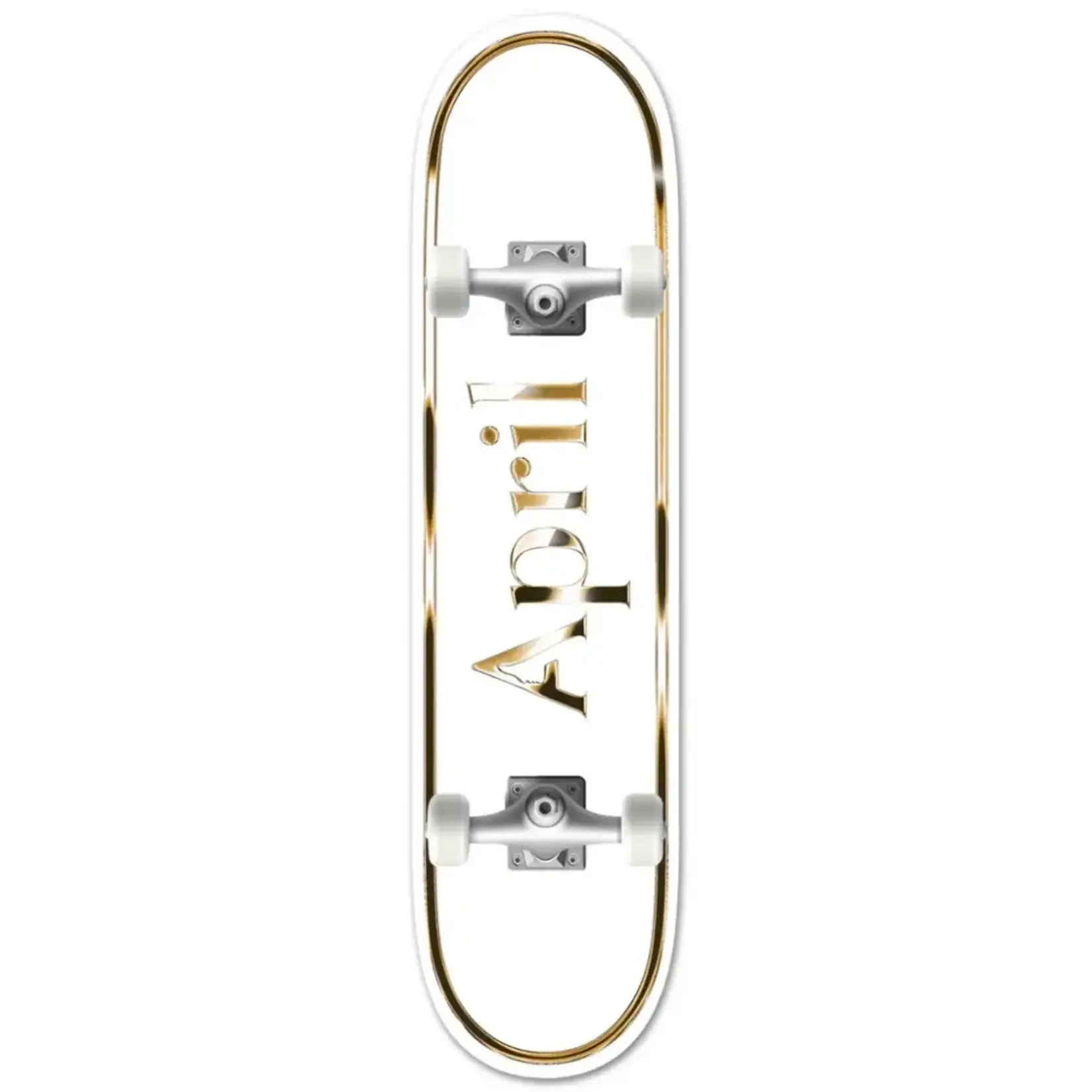 April April Skateboards OG Logo Golden Complete 8.25"