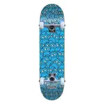 Meow Skateboards Sticker Pile Complete Cyan 8.25"