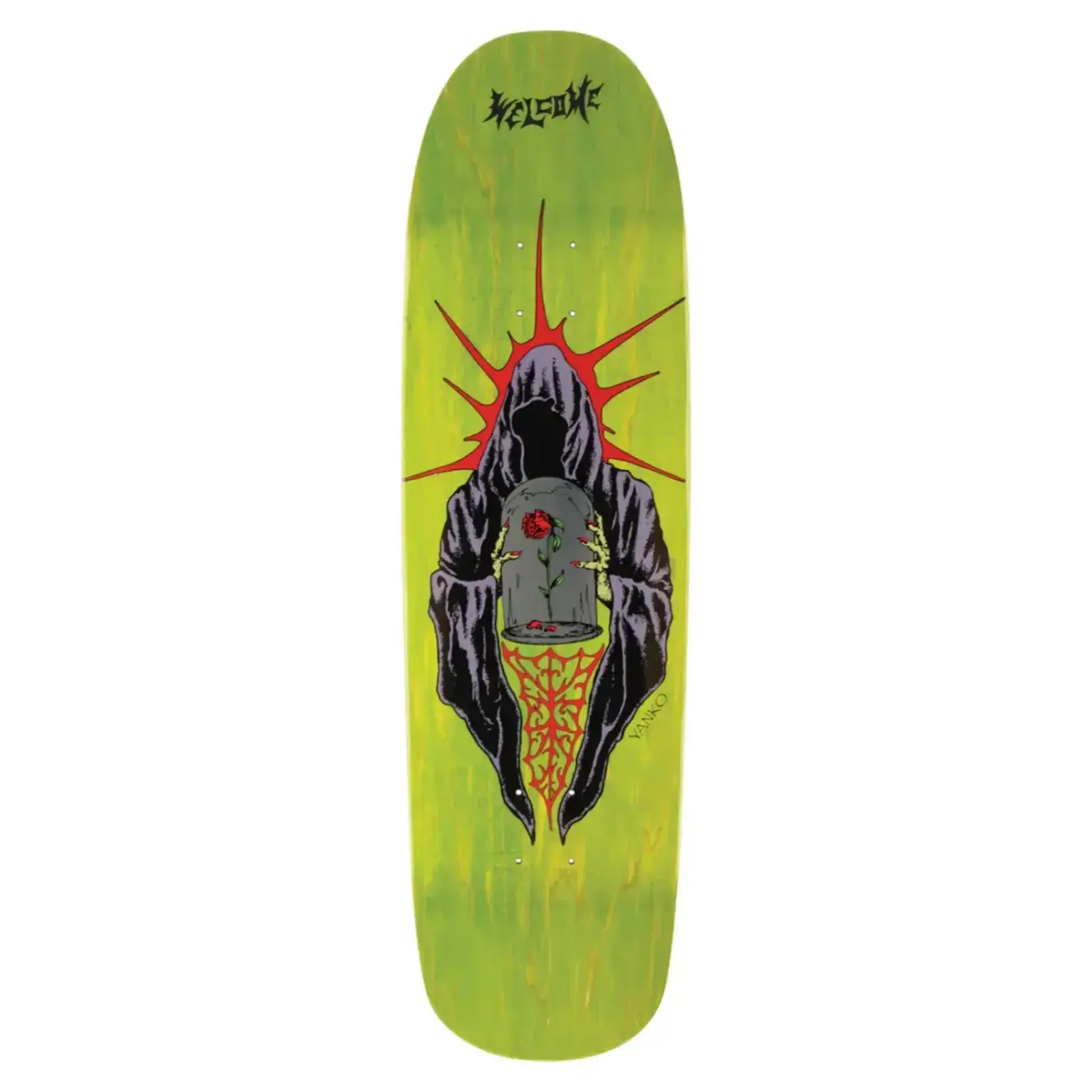 Welcome Welcome - Yanko Wilted Deck 9" Lime Green Stain