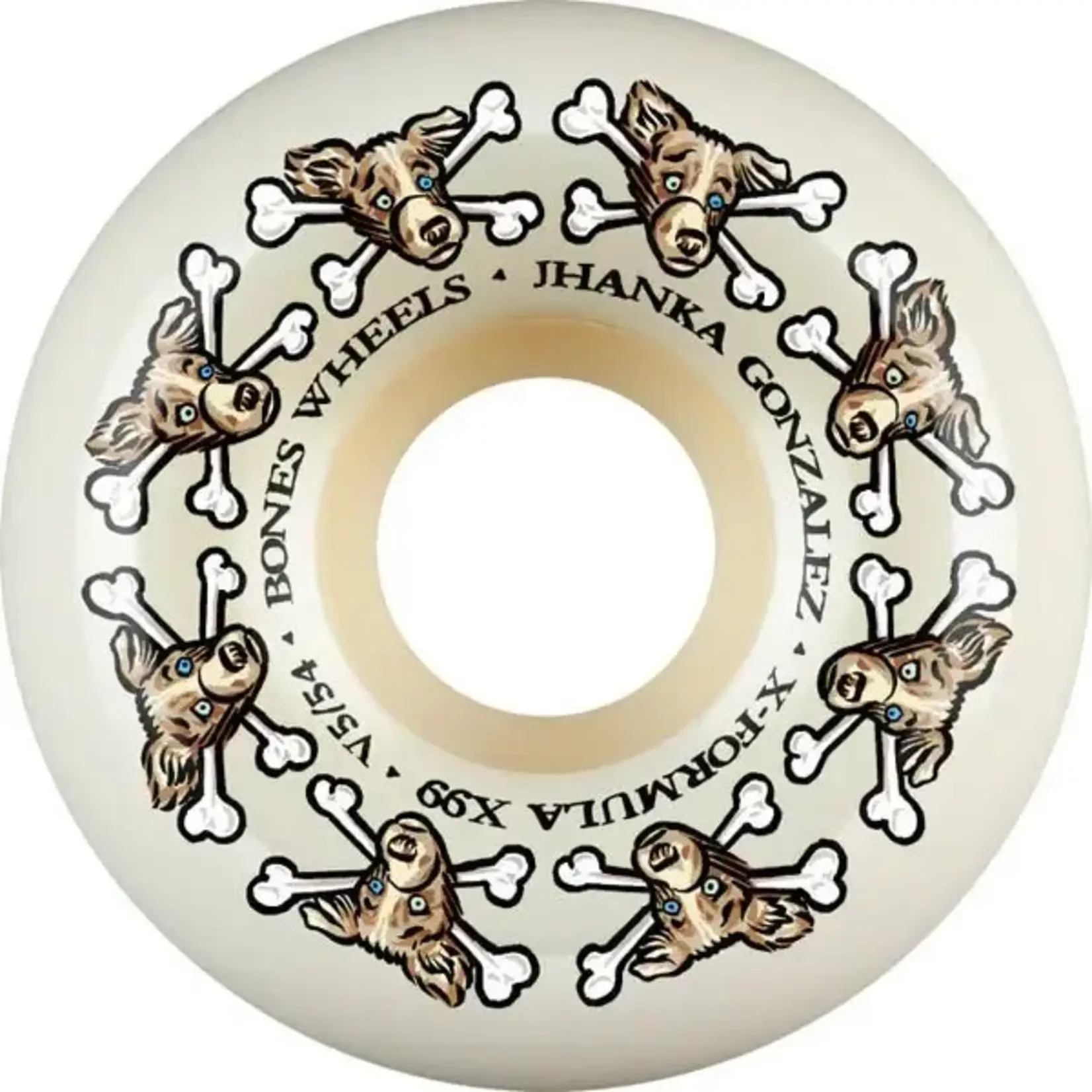 Bones Bones Wheels XF Jhanka Vato Dog V5 Sidecuts 99a 54mm