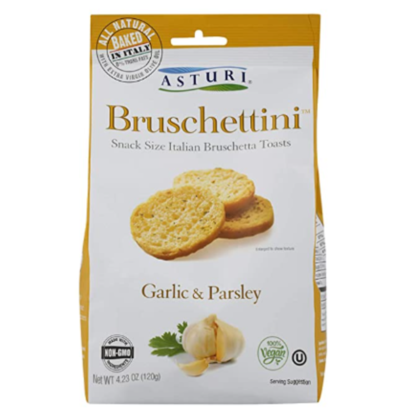 Asturi Bruschettini Garlic & Parsley 4oz