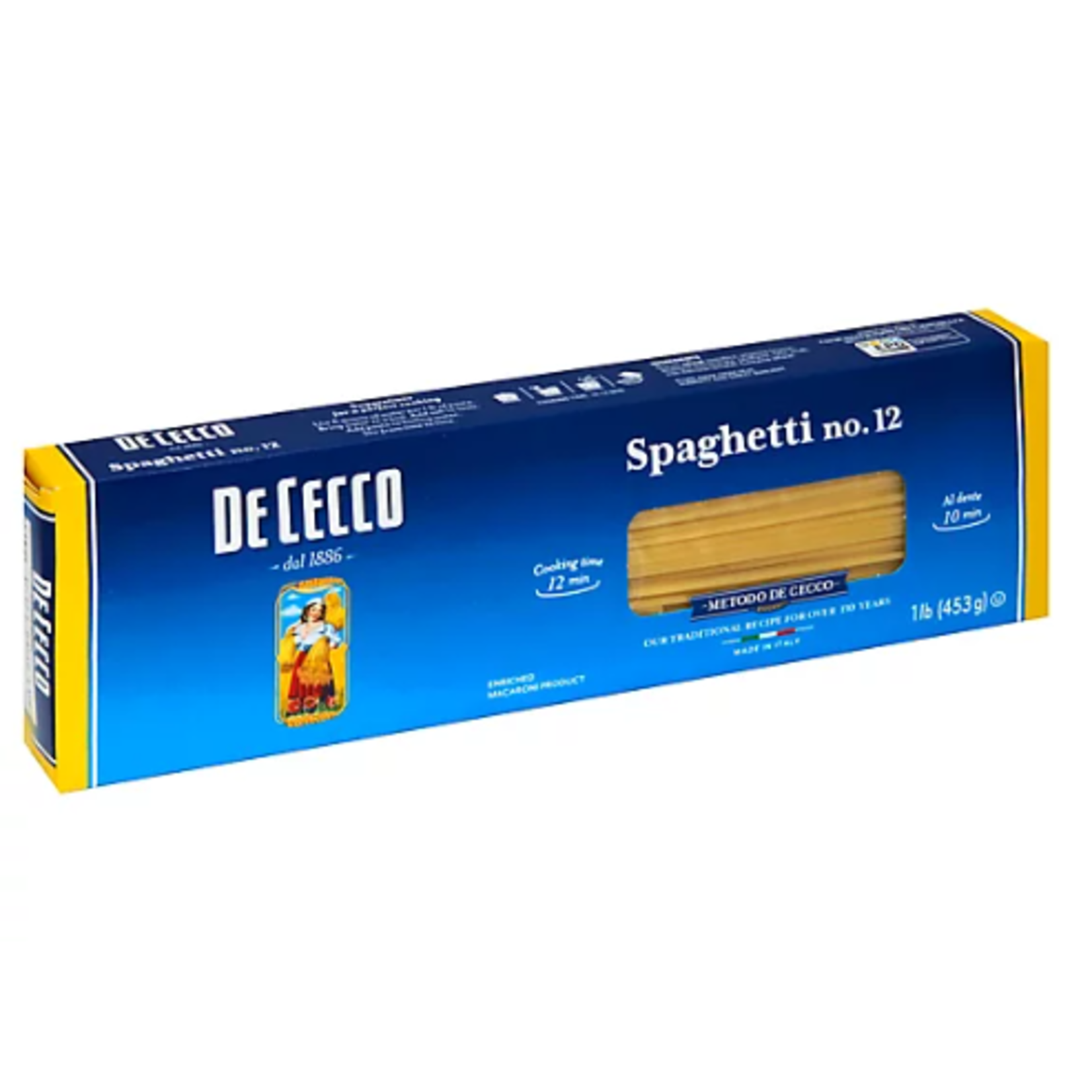 Pasta Spaghetti Dececco 16 oz