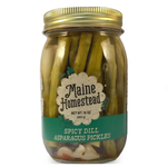 Maine Homestead Pickles Spicy Dill Pickled Asparagus