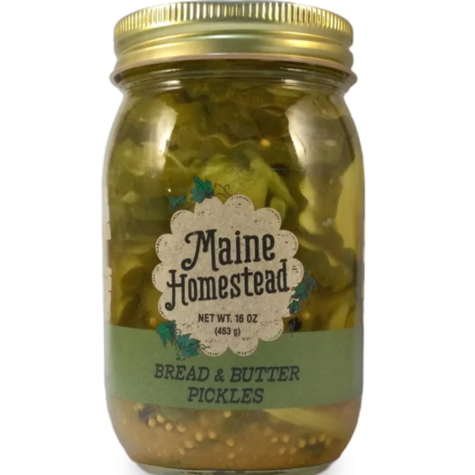 Maine Homestead Pickles Bread & Butter 16oz