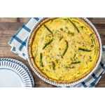 Pine Point Provisions Quiche for Easter: Boursin, Asparagus, & Fresh Herb
