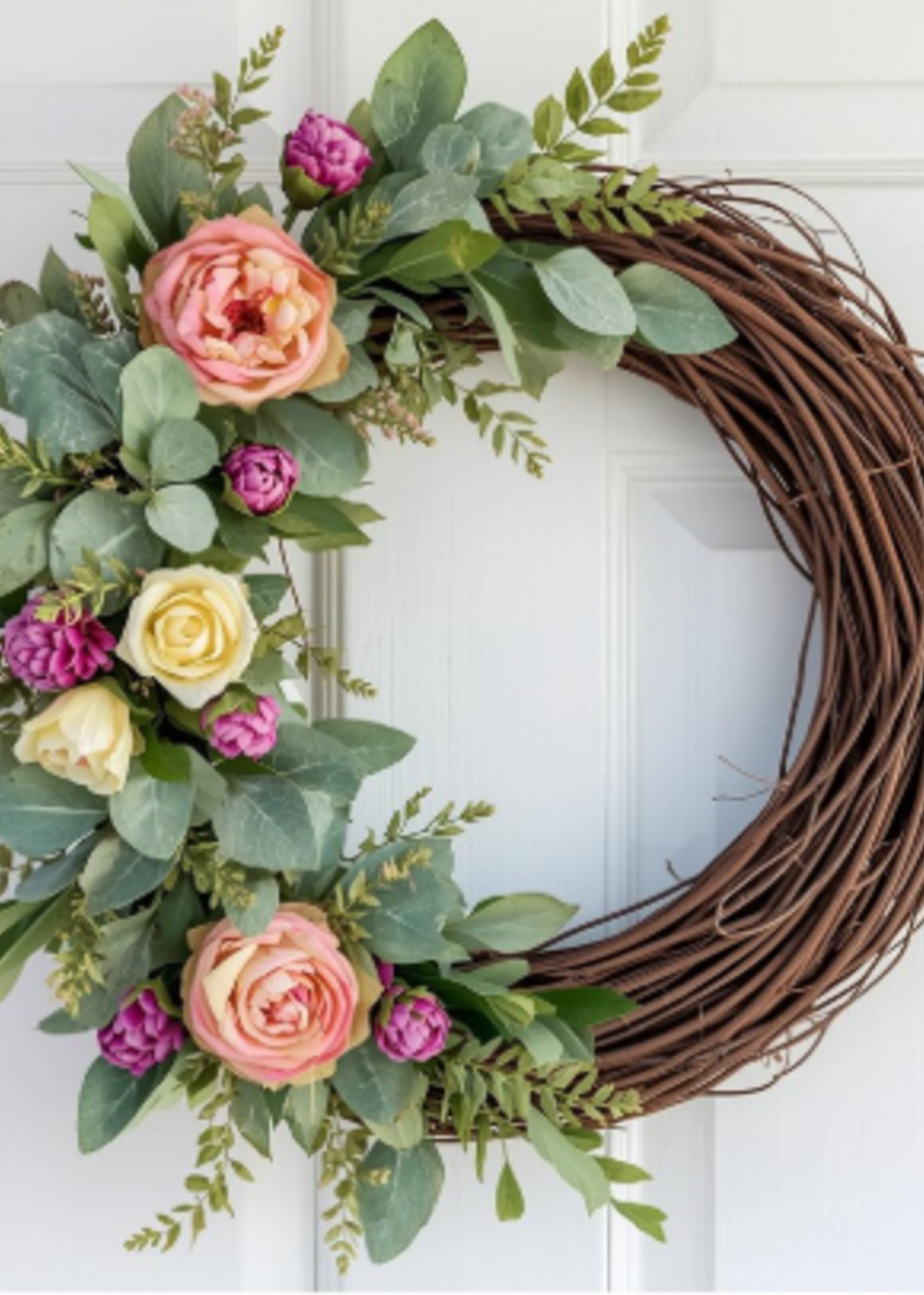 Workshop Spring Faux Wreath 3/22 11am
