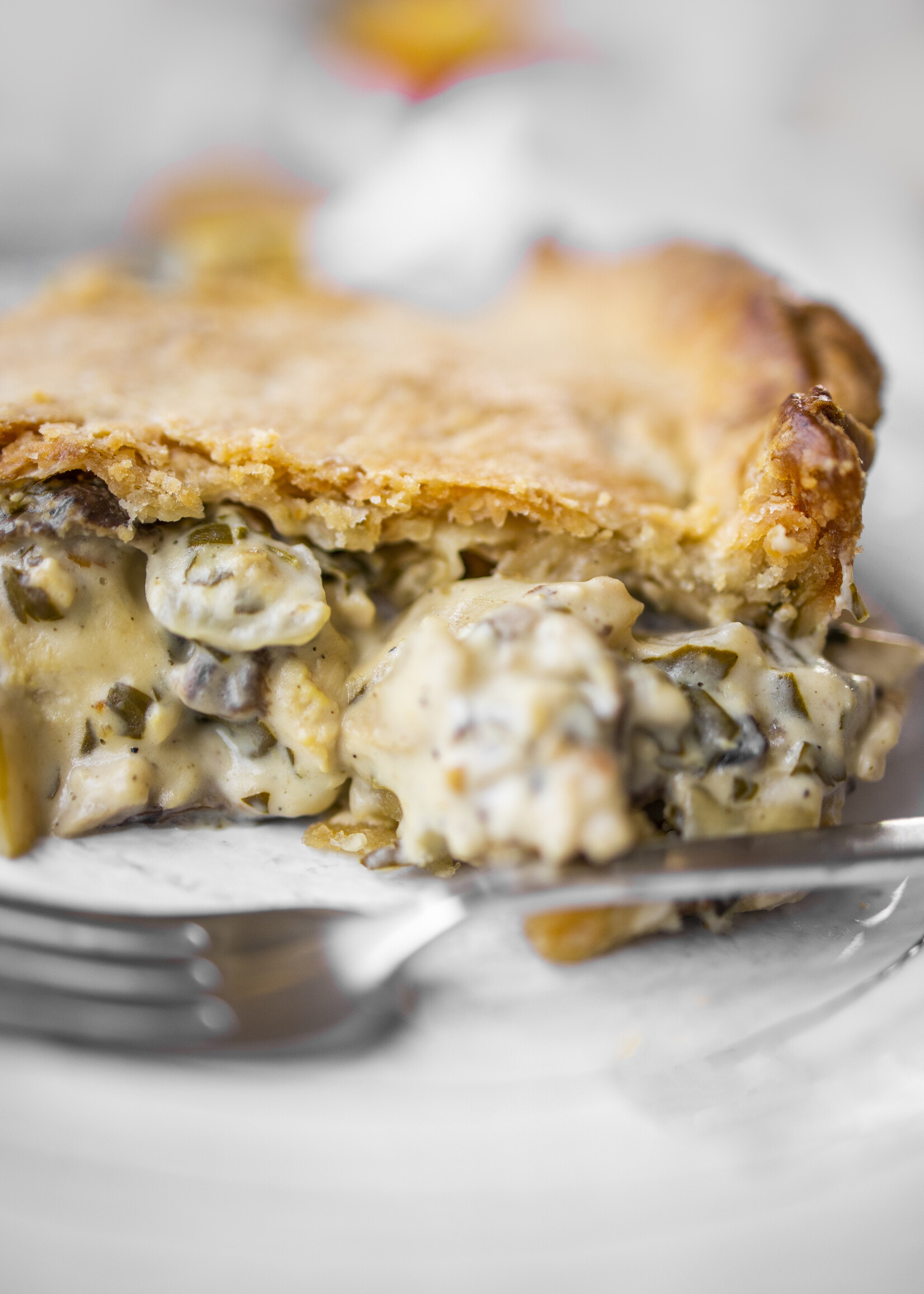 Vegetarian Mushroom Potato Pot Pie