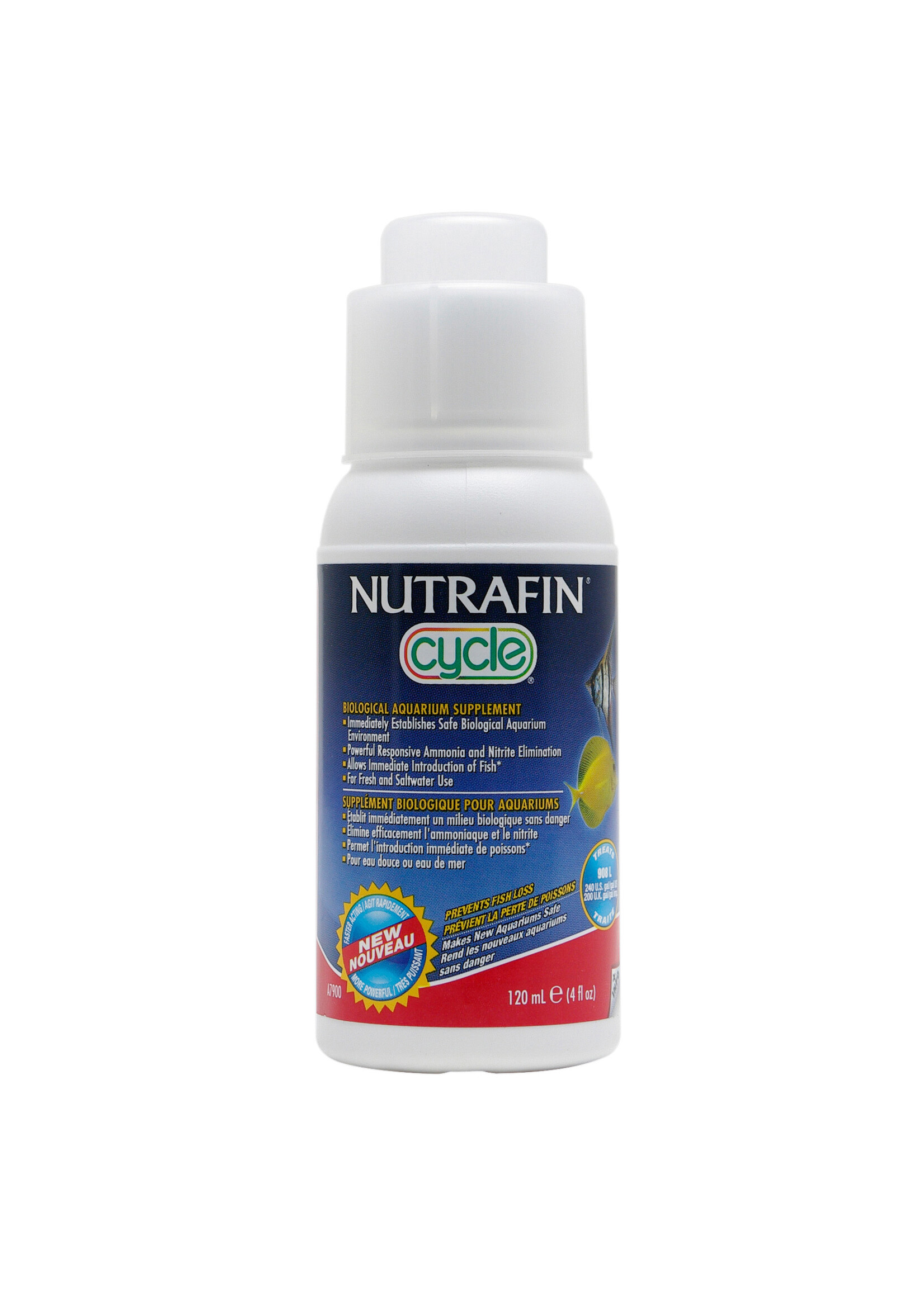 NUTRAFIN NUTRAFIN CYCLE POUR AQUARIUMS SUPPLEMENT BIOLOGIQUE 120 ML