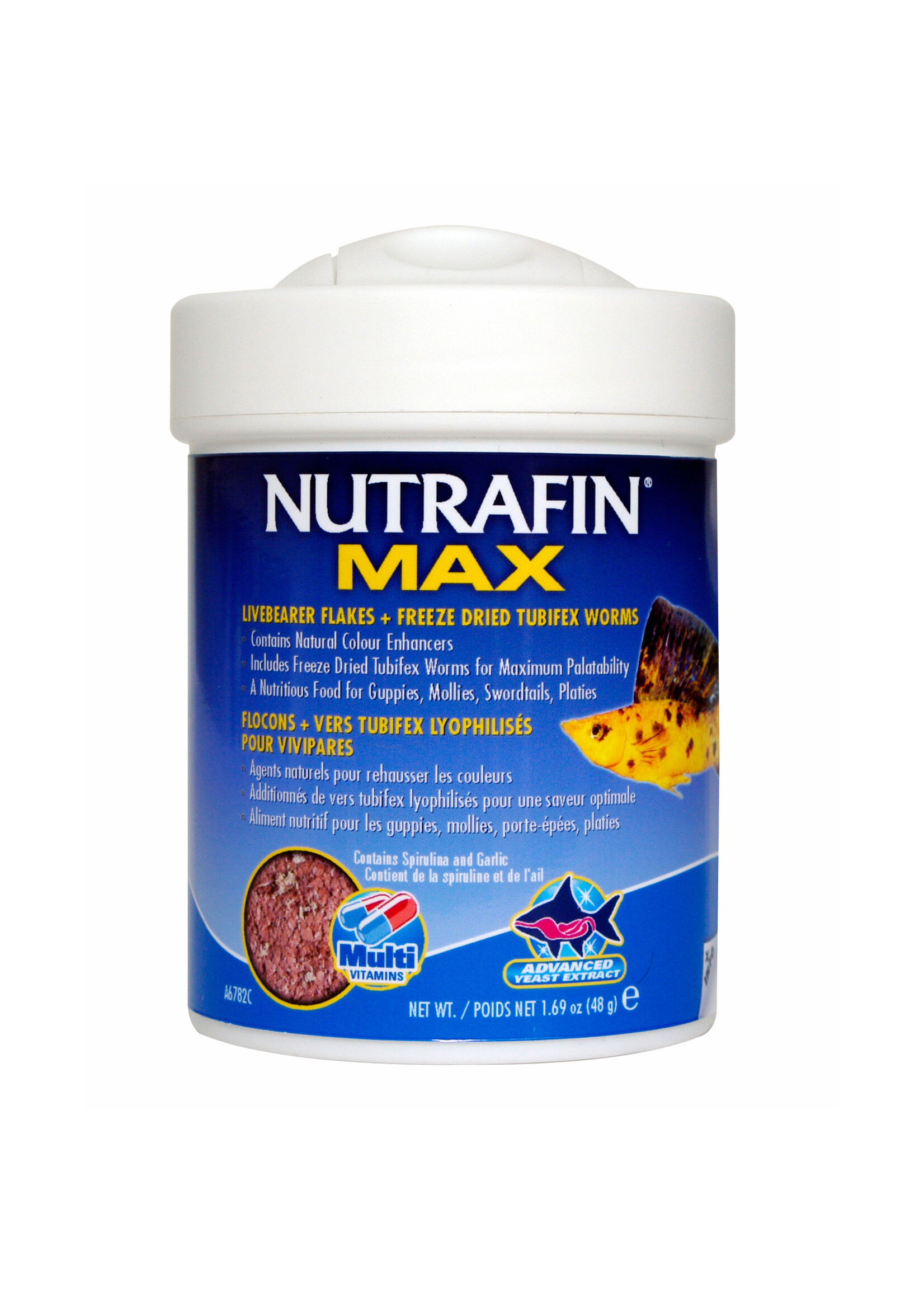 NUTRAFIN NUTRAFIN MAX FLOCONS VERS TUBIFEX POUR VIVIPARES 48 G