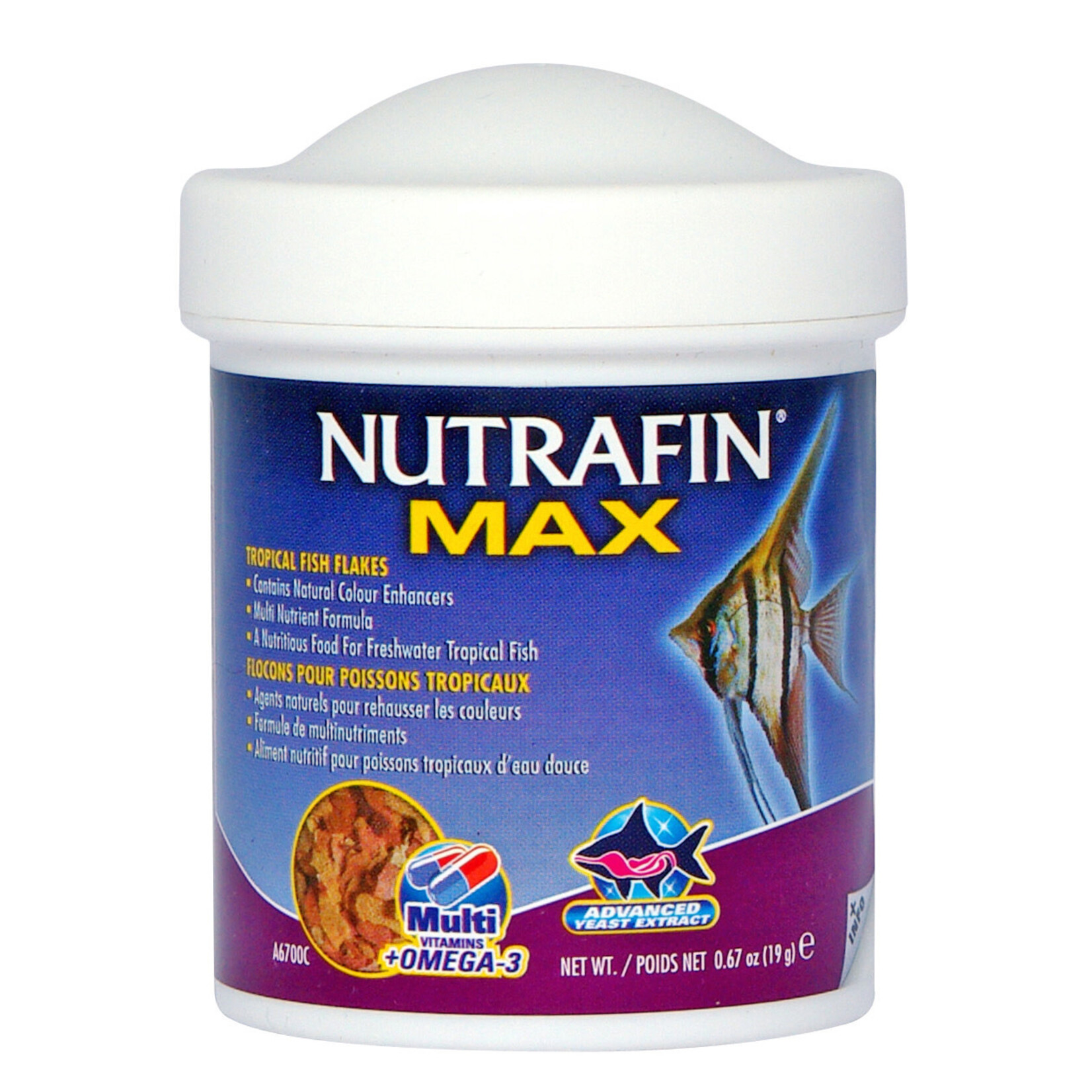 NUTRAFIN NUTRAFIN MAX FLOCONS POUR POISSONS TROPICAUX 19 G