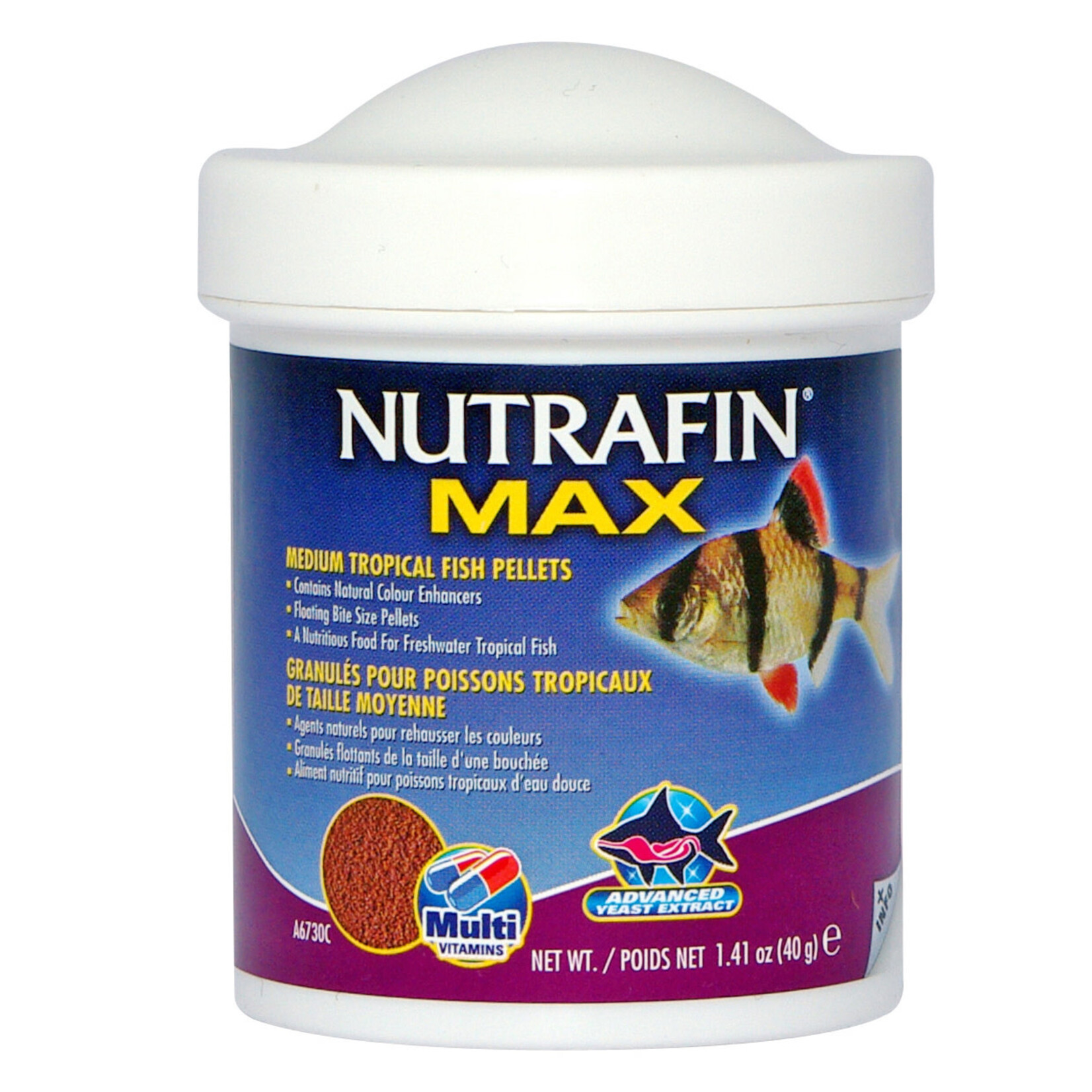 NUTRAFIN NUTRAFIN MAX GRANULES POISSONS TROPICAUX  PETITS 40 G