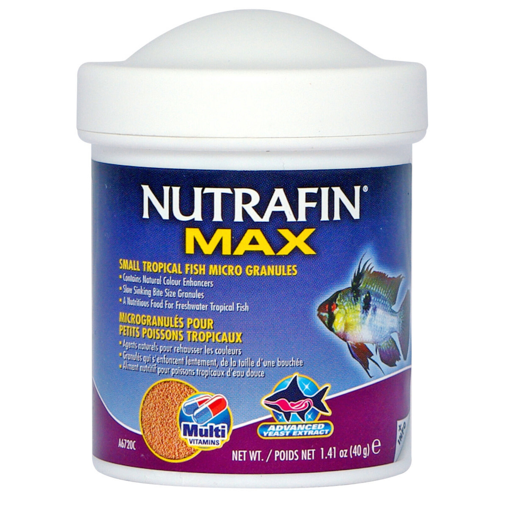 NUTRAFIN NUTRAFIN MAX MICROGRANULES POISSONS TROPICAUX 40 G