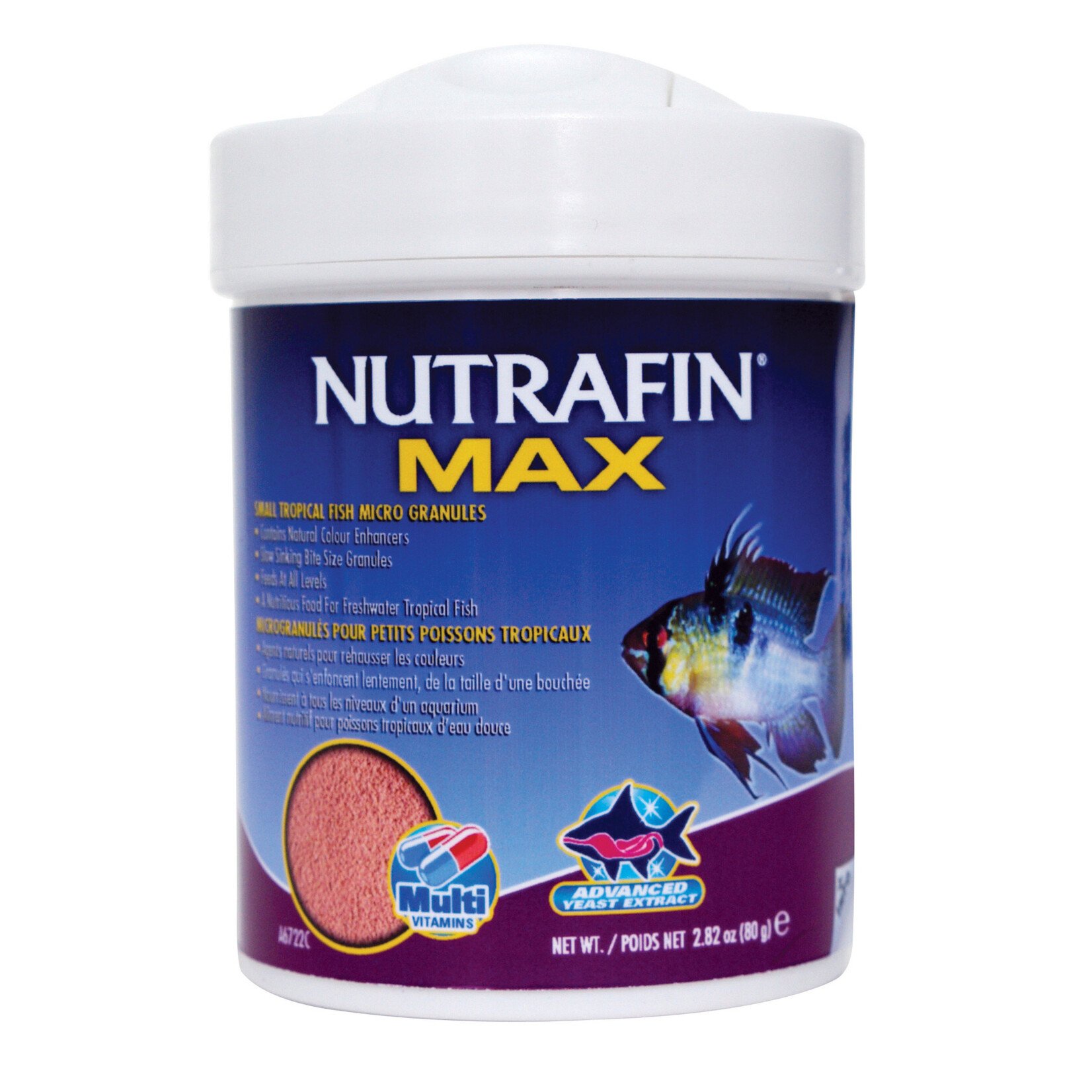 NUTRAFIN NUTRAFIN MAX MICROGRANULES POISSONS TROPICAUX 80 G