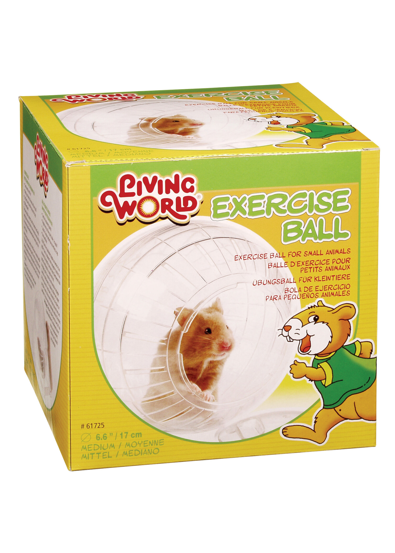 LIVING WORLD LW BALLE EXERCICE POUR RONGEUR MEDIUM