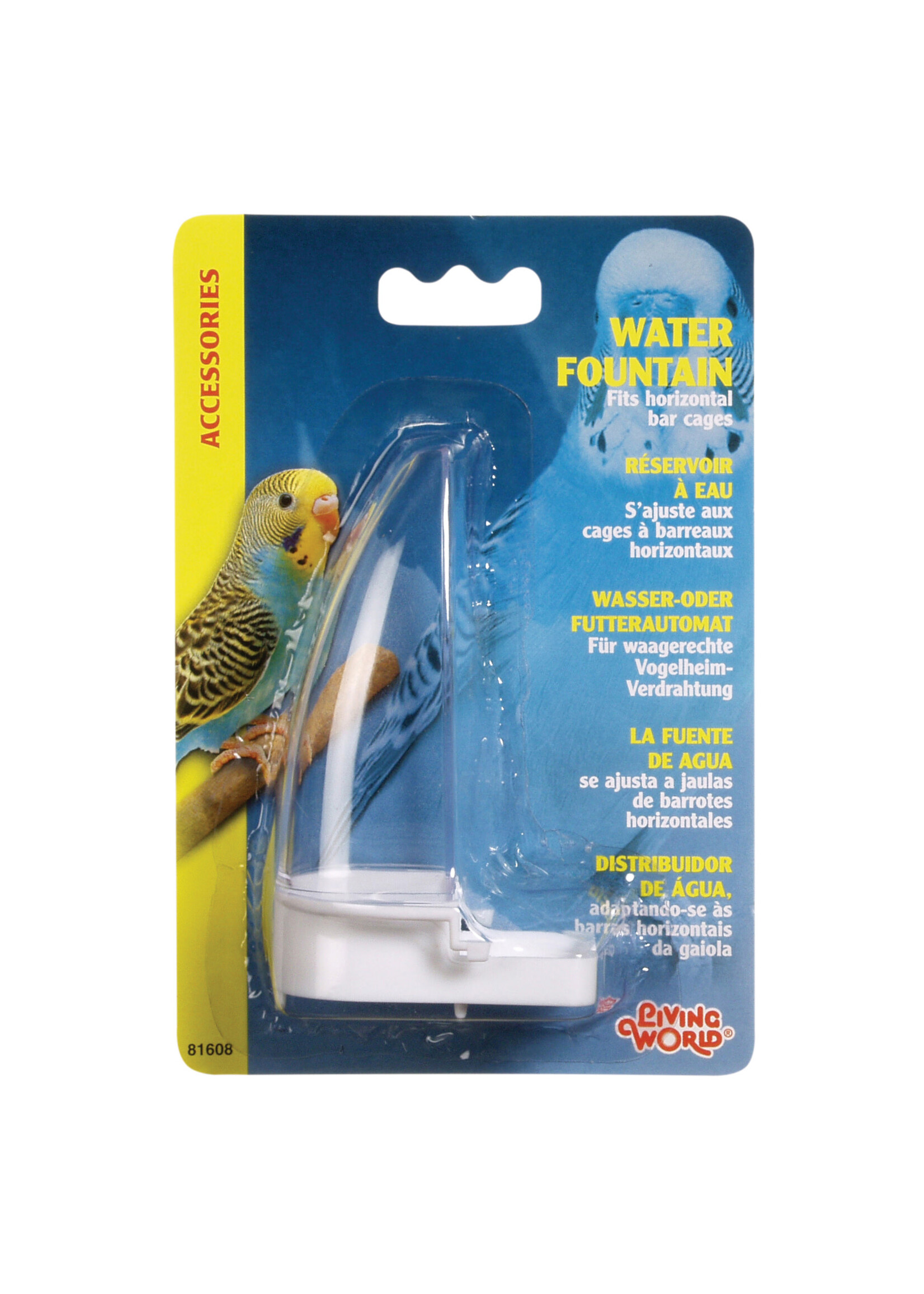 LIVING WORLD LW RESERVOIR A EAU BARREAUX HORIZONTAL POUR OISEAU