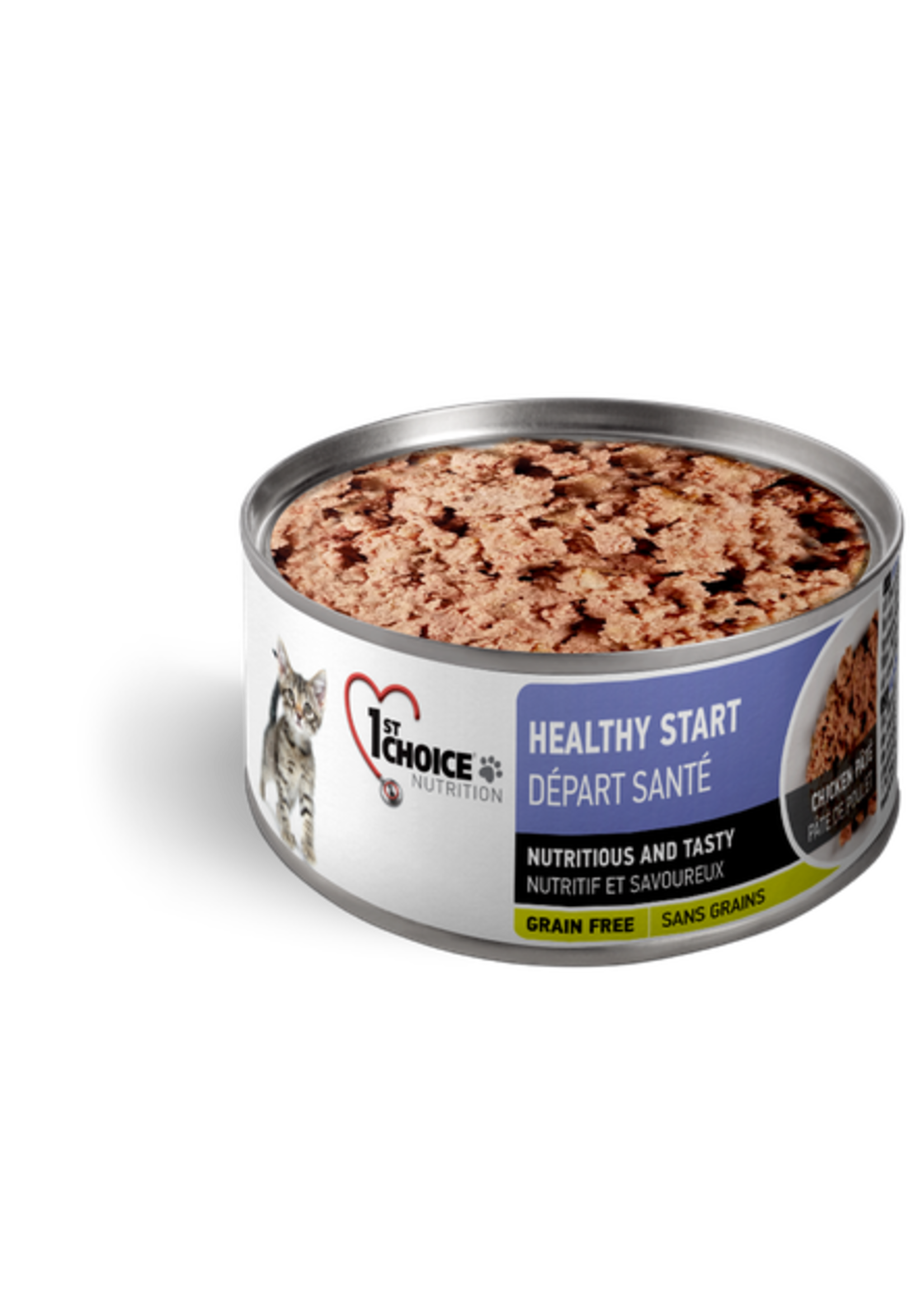 1ST CHOICE 1ST CHOICE CHATON NOURRITURE HUMIDE AU POULET PATE 156 G