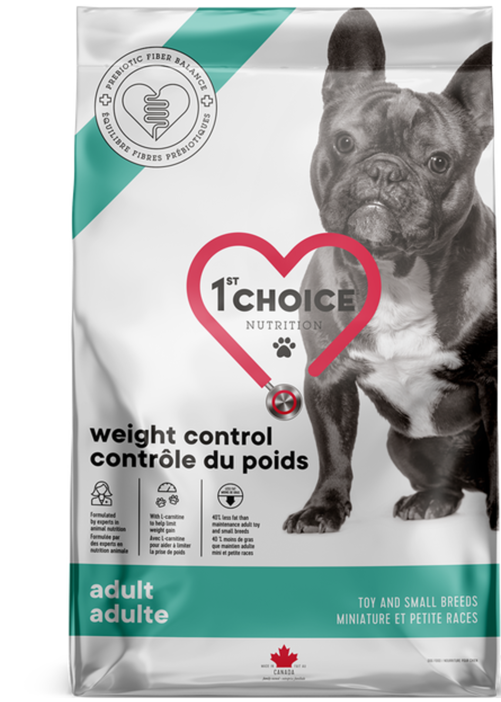 1ST CHOICE 1ST CHOICE CHIEN CONTROLE DU POIDS MINIATURE 4.5 KG