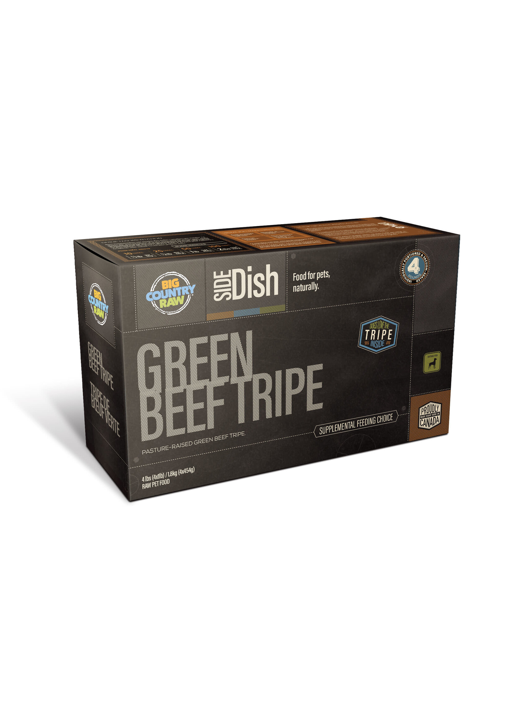 BIG COUNTRY RAW BCR TRIPES DE BOEUF 4 LBS
