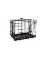 BUD'Z BUD'Z CAGE CHIEN METAL 2 PORTES AVEC SEPARATEUR  24''X17''19"