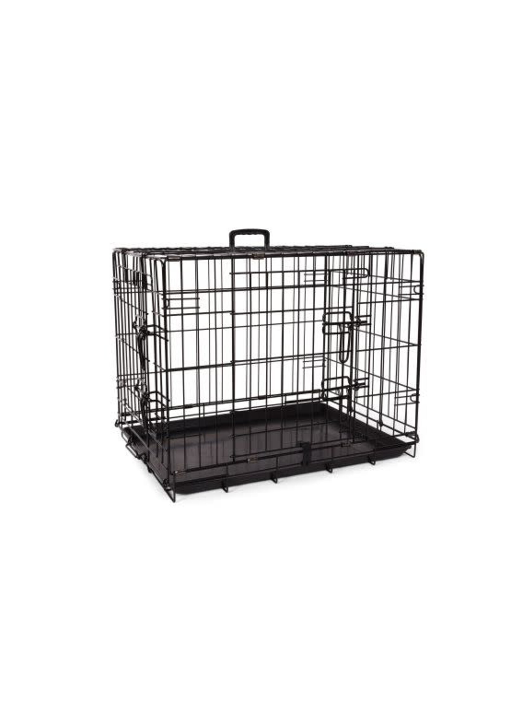 BUD'Z BUD'Z CAGE CHIEN METAL 2 PORTES AVEC SEPARATEUR  24''X17''19"