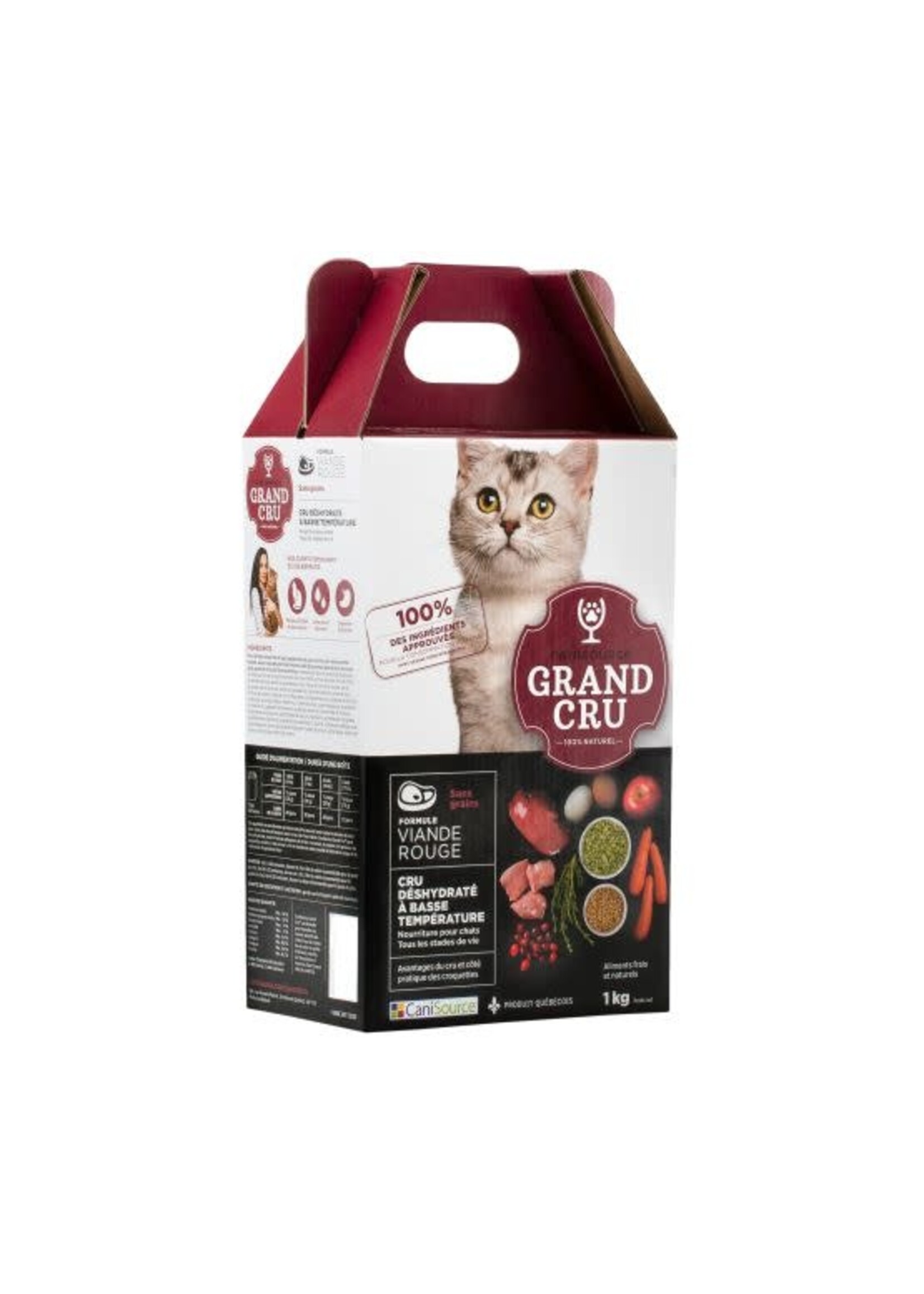 CANISOURCE CANISOURCE CHAT VIANDE ROUGE 1 KG