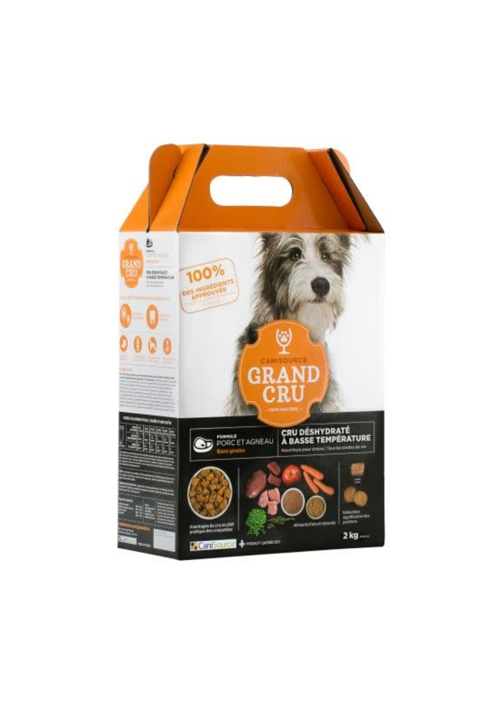 CANISOURCE CANISOURCE CHIEN PORC & AGNEAU  S.G 2 KG