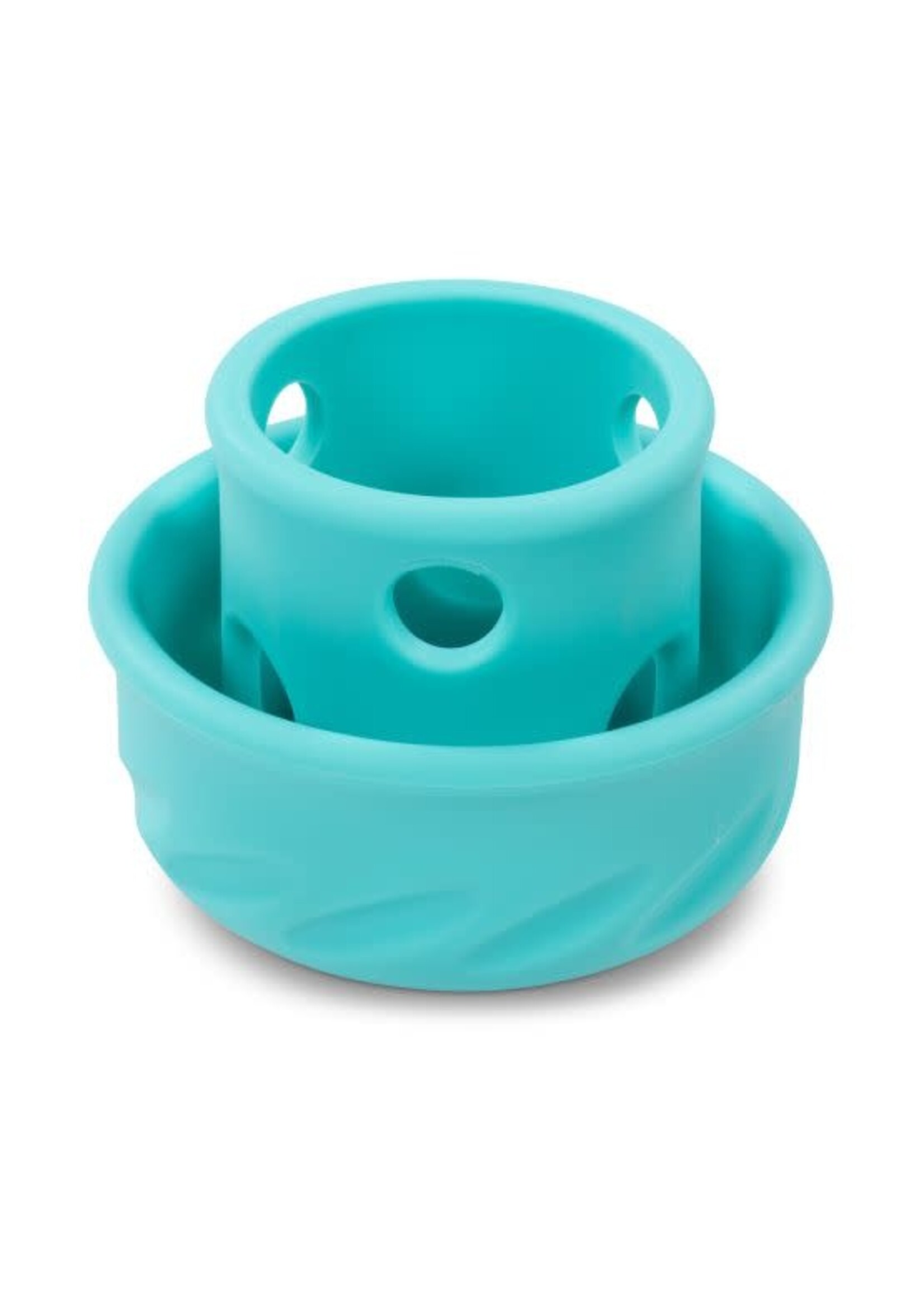 MESSY MUTTS JOUET CHAMPIGNON CAOUTCHOUC BLEU 4''