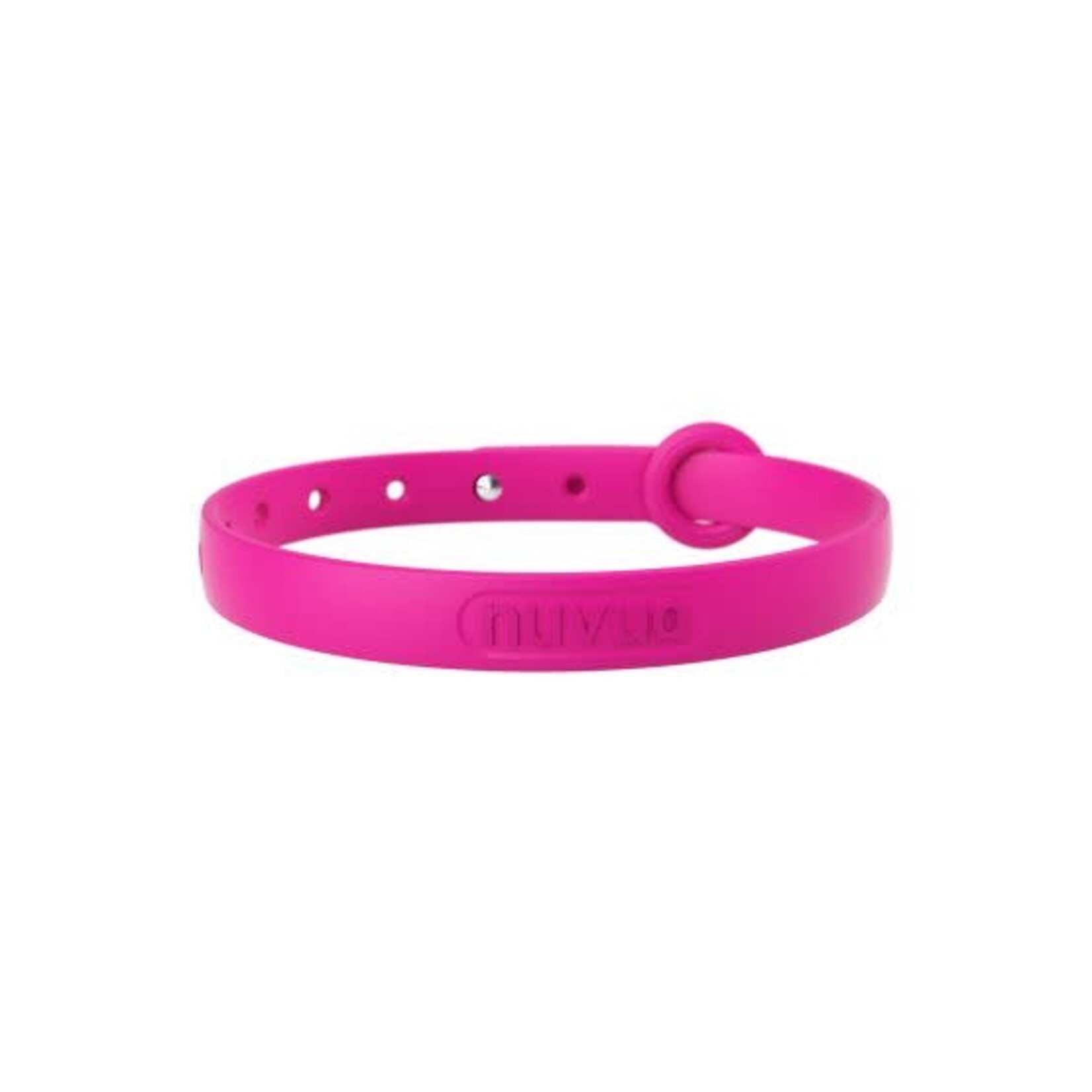 NUVUQ NUVUQ CHAT COLLIER ELASTOMERE FRAMBOISE 7.5-10.5''