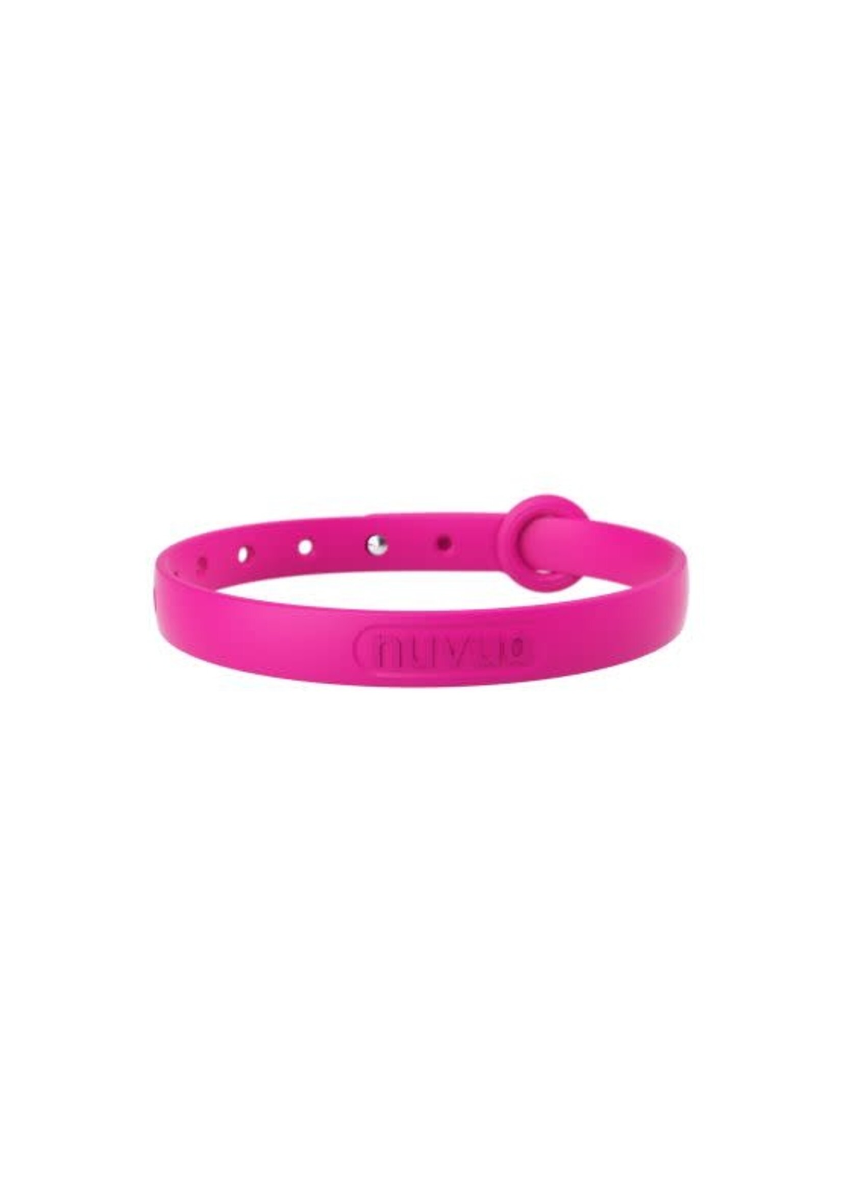 NUVUQ NUVUQ CHAT COLLIER ELASTOMERE FRAMBOISE 7.5-10.5''