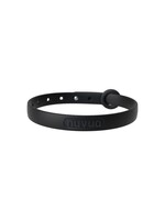 NUVUQ NUVUQ CHAT COLLIER ELASTOMERE NOIR 7.5-10.5''
