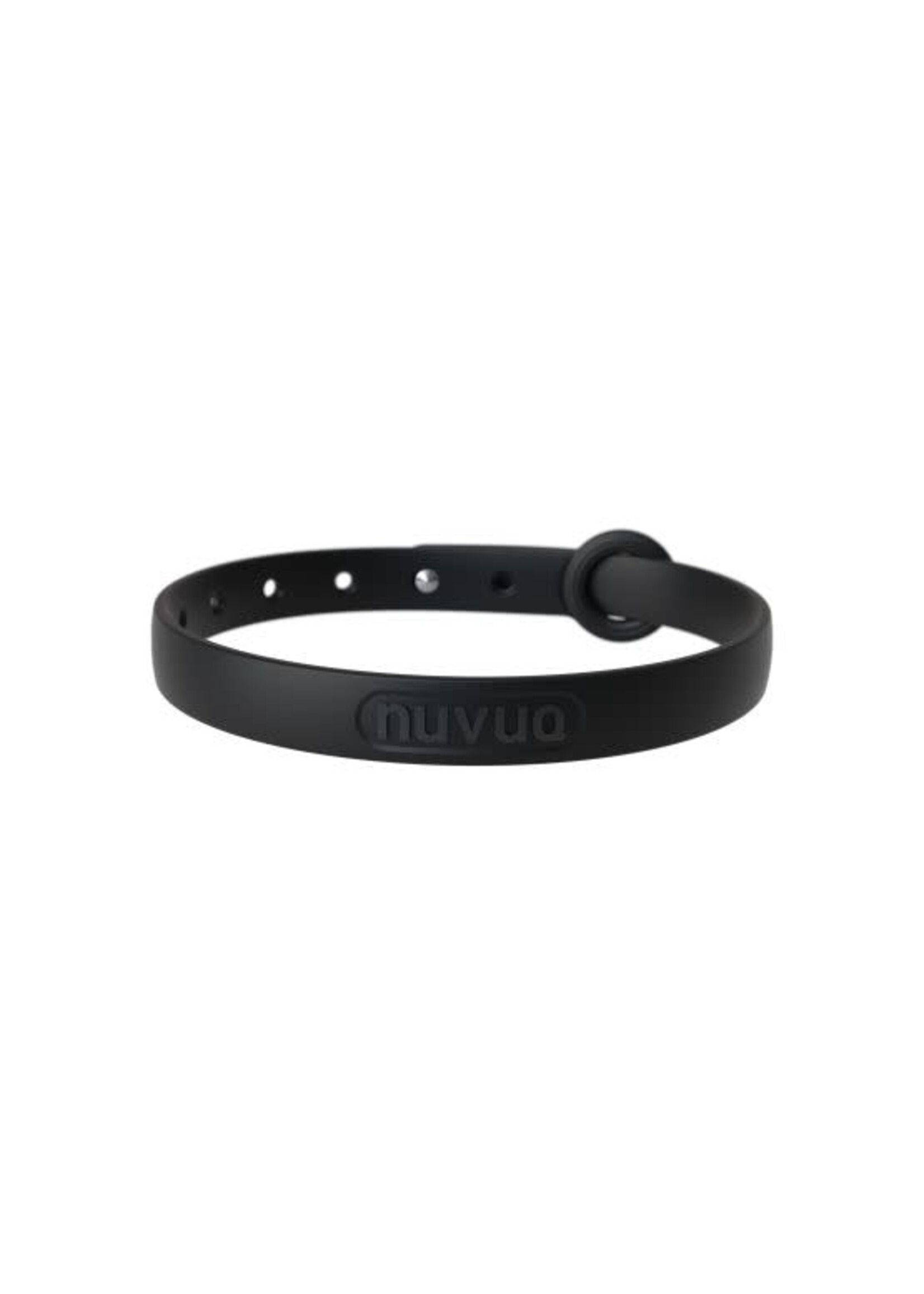 NUVUQ NUVUQ CHAT COLLIER ELASTOMERE NOIR 7.5-10.5''