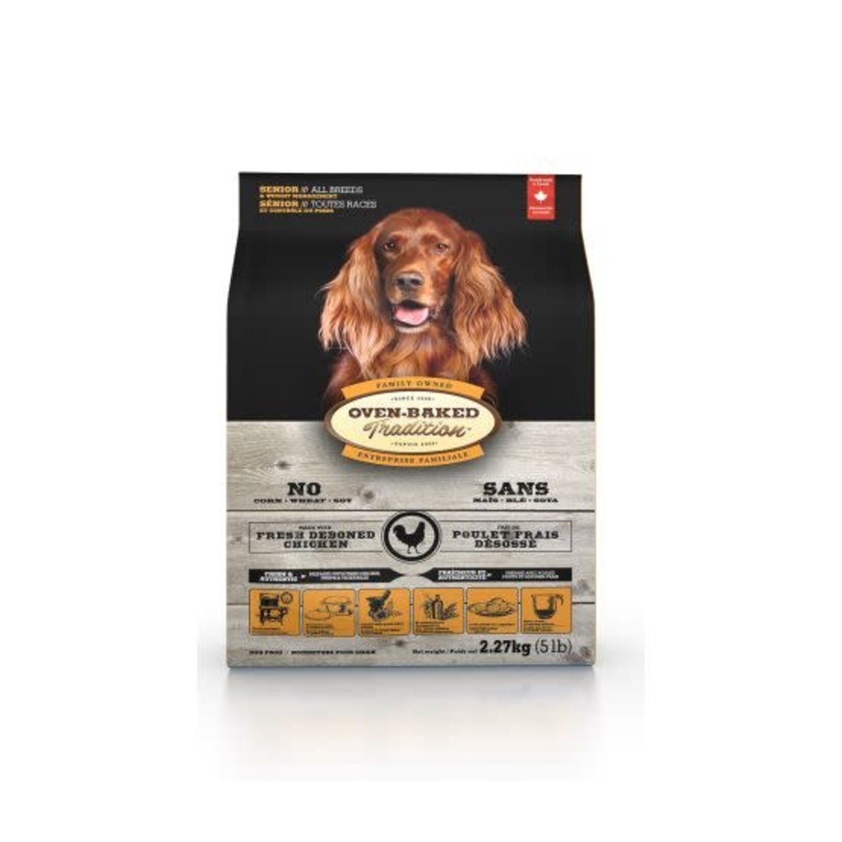 OVEN-BAKED OVEN BAKED CHIEN SENIOR - LEGER  AU POULET 11.33 KG