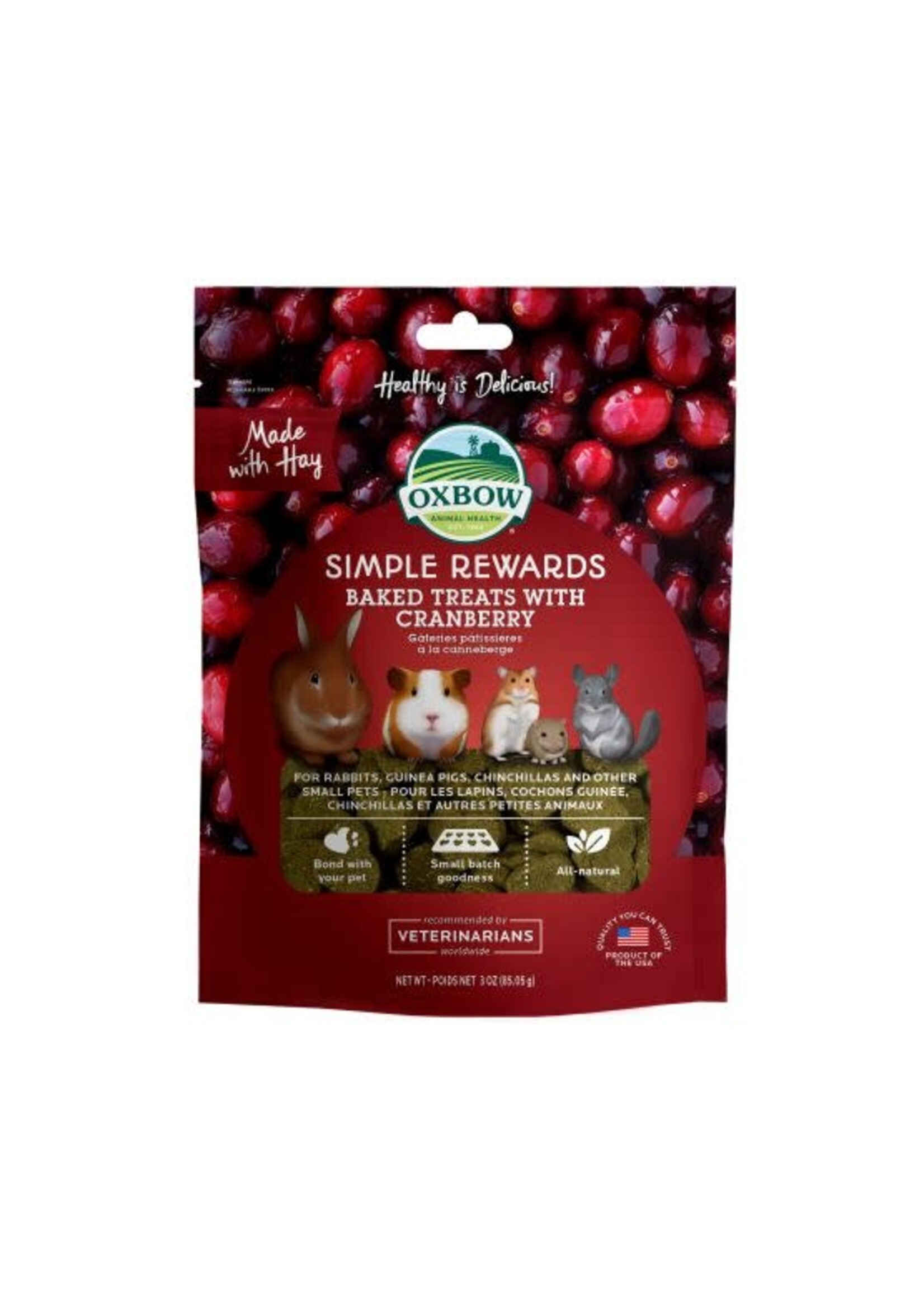 OXBOW OXBOW SIMPLE REWARDS GATERIES RONGEUR CANNEBERGE 85 G