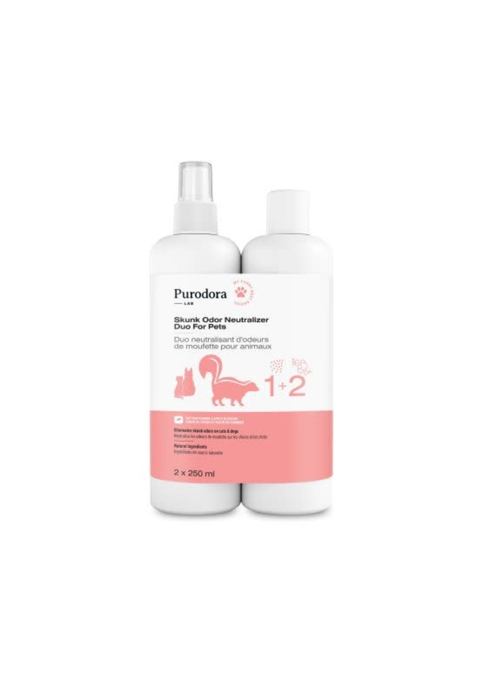 PURODORA LAB PURODORA LAB DUO SHAMPOING ET NEUTRALISANT D' ODEUR DE MOUFETTE 250ML