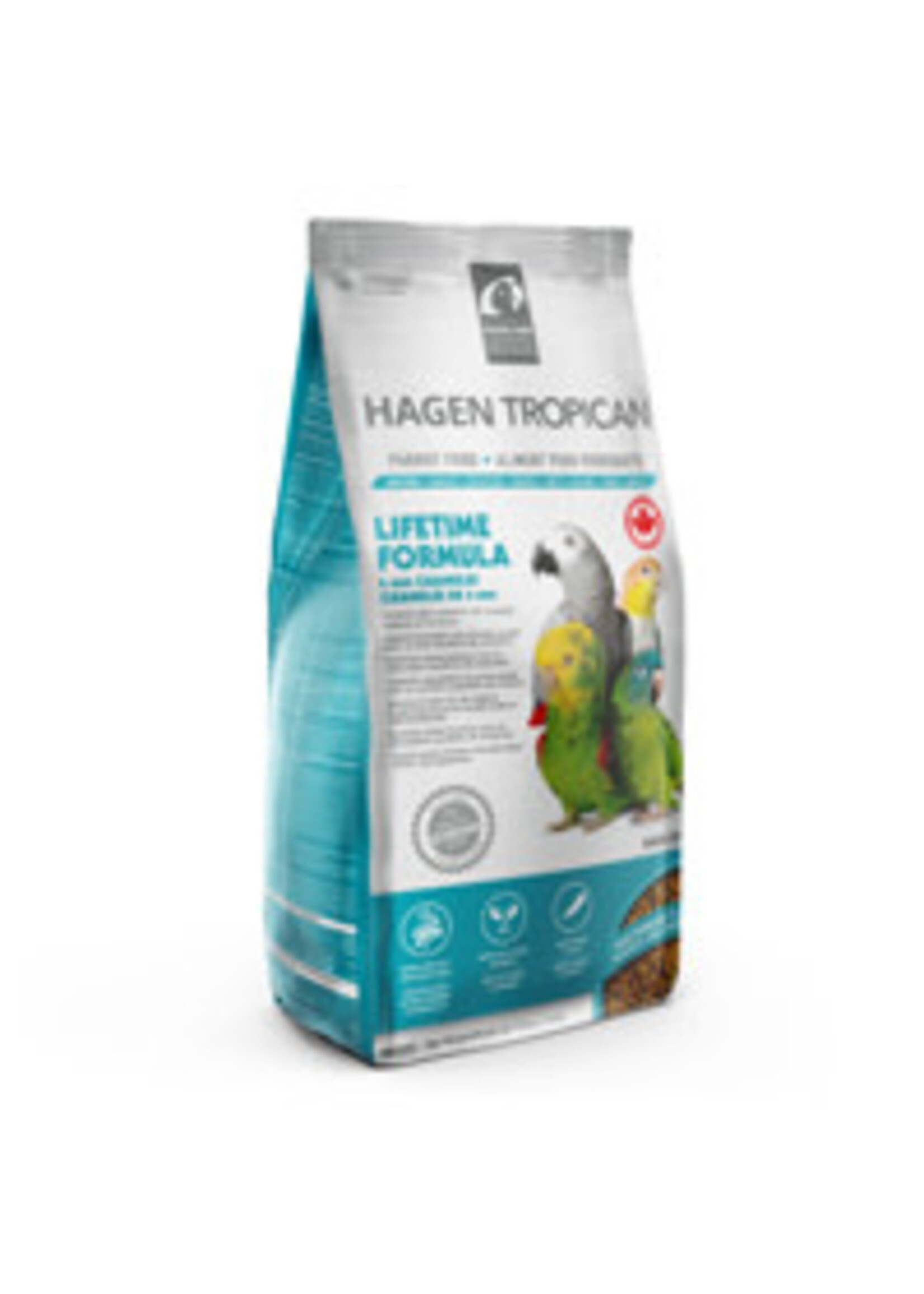 LIFETIME TROPICAN GRANULES 4MM PERROQUETS 4LB