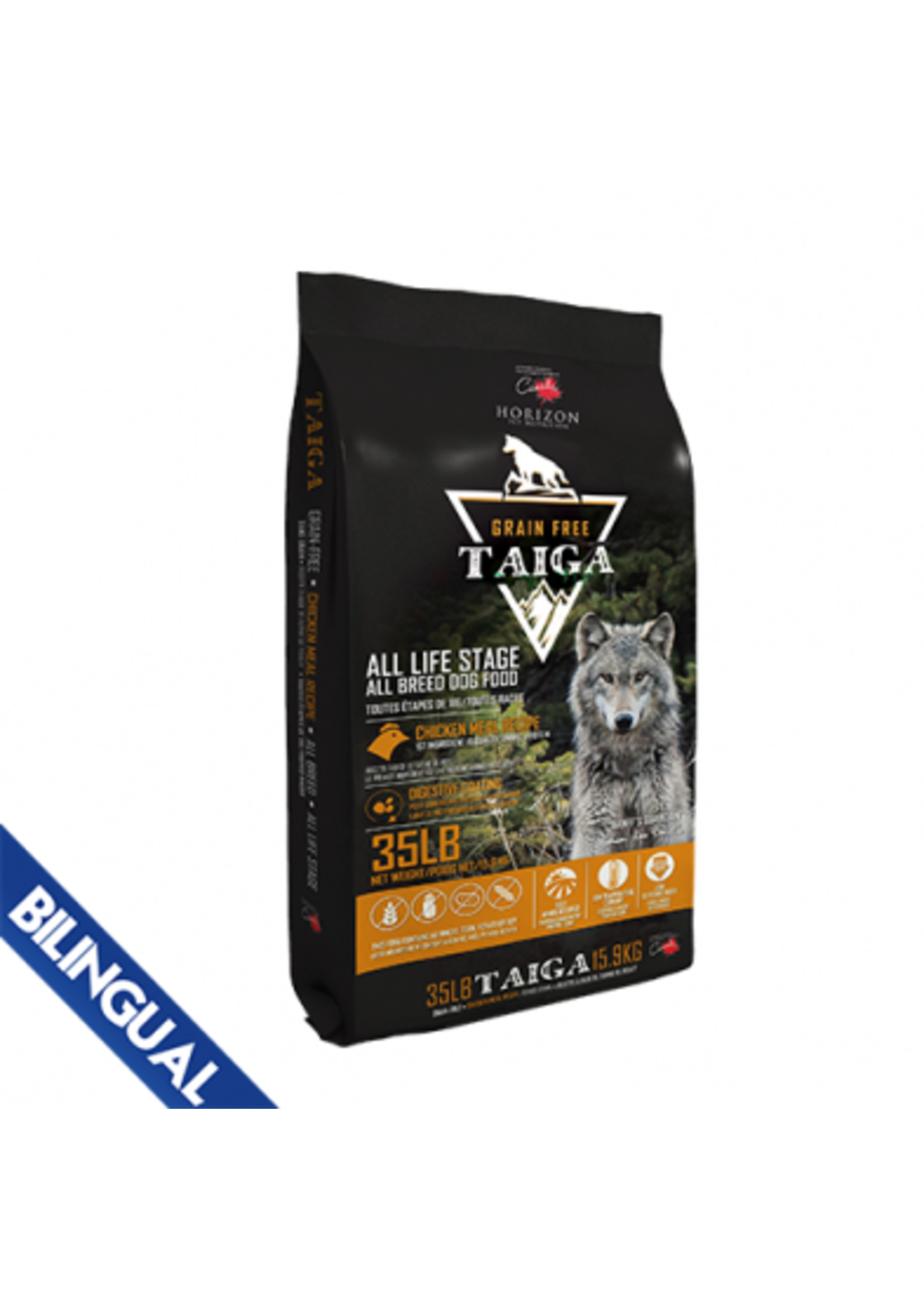 HORIZON HORIZON TAIGA POUR CHIEN AU POULET SANS GRAINS 15.9KG