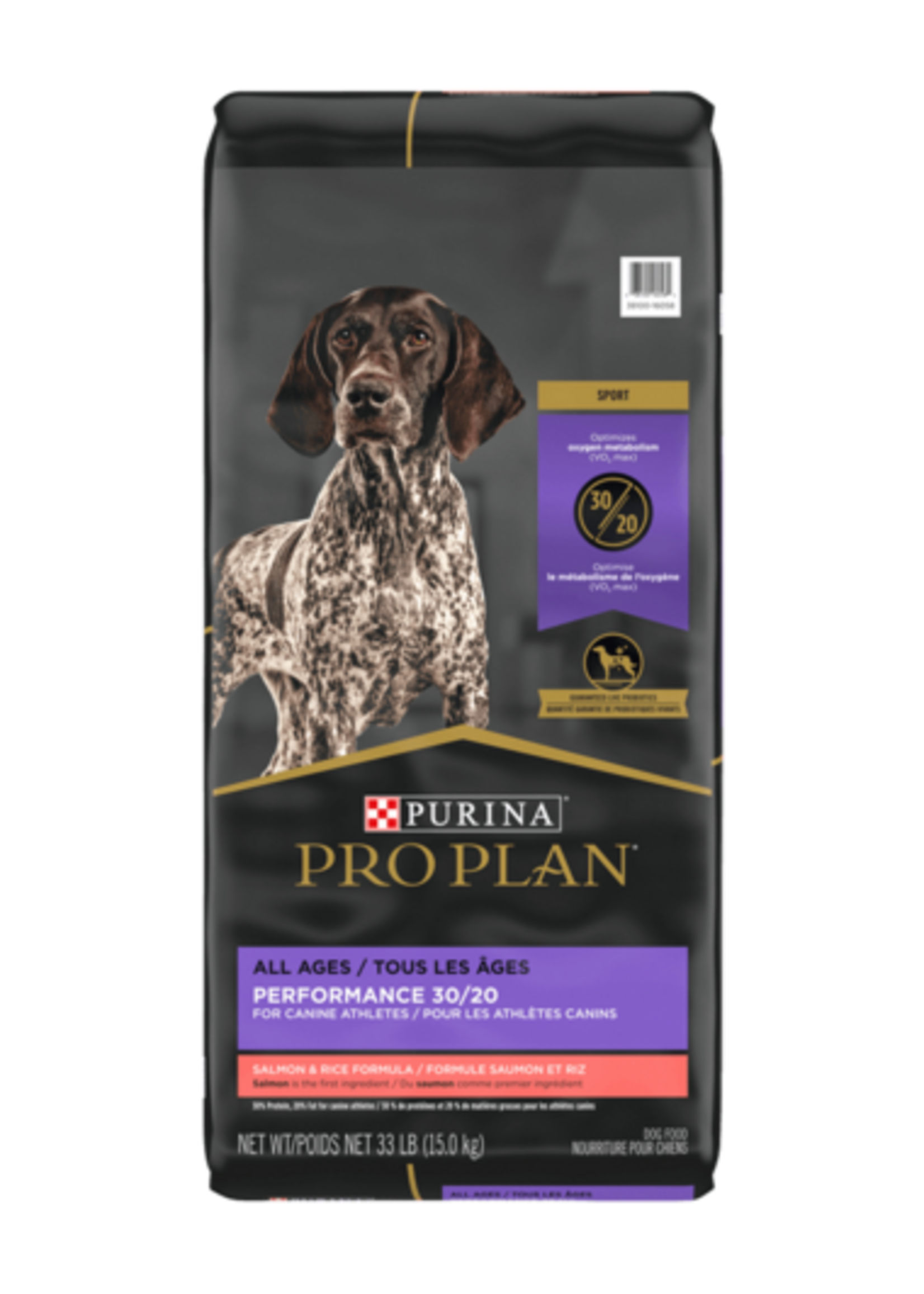 PRO PLAN PRO PLAN CHIEN PERFORMANCE 30/20 FORMULE SAUMON ET RIZ 15KG