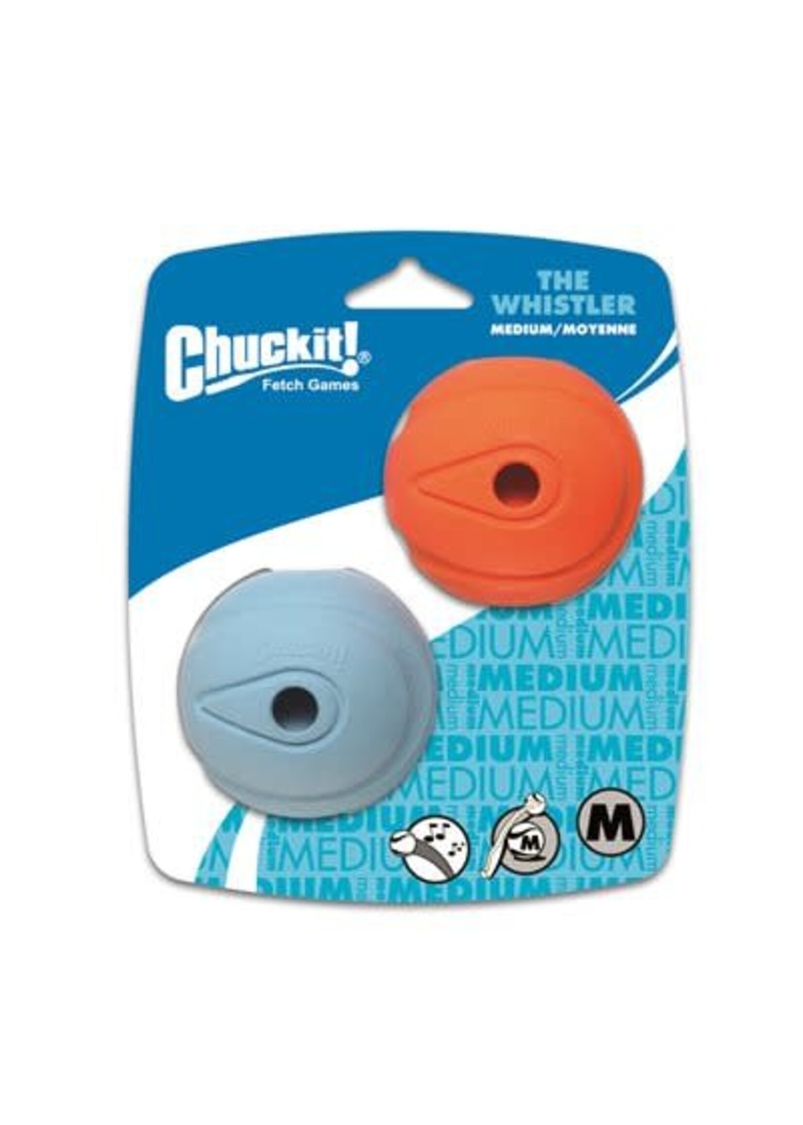 CHUCK-IT CHUCK IT BALLE SIFFLET MEDIUM WHISTLER PAQUET 2