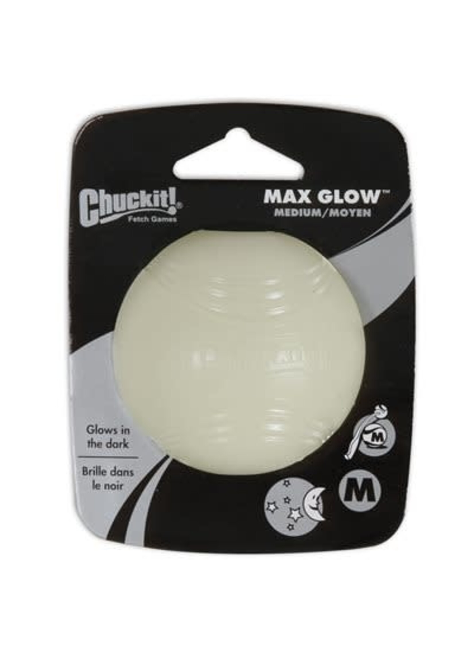 CHUCK-IT CHUCK-IT BALLE MAX GLOW MEDIUM