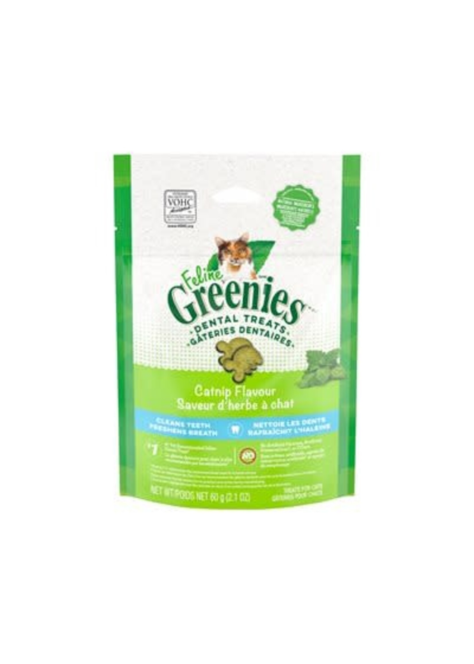 GREENIES GREENIES CHAT DENTAIRE CATNIP 2.1 OZ