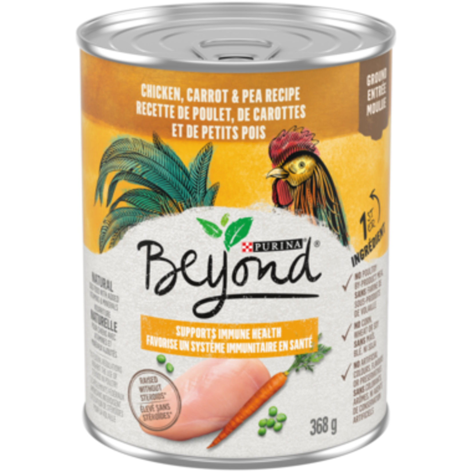 BEYOND NOURRITURE HUMIDE CHIEN POULET CAROTTE ET PETIT POIS 368G