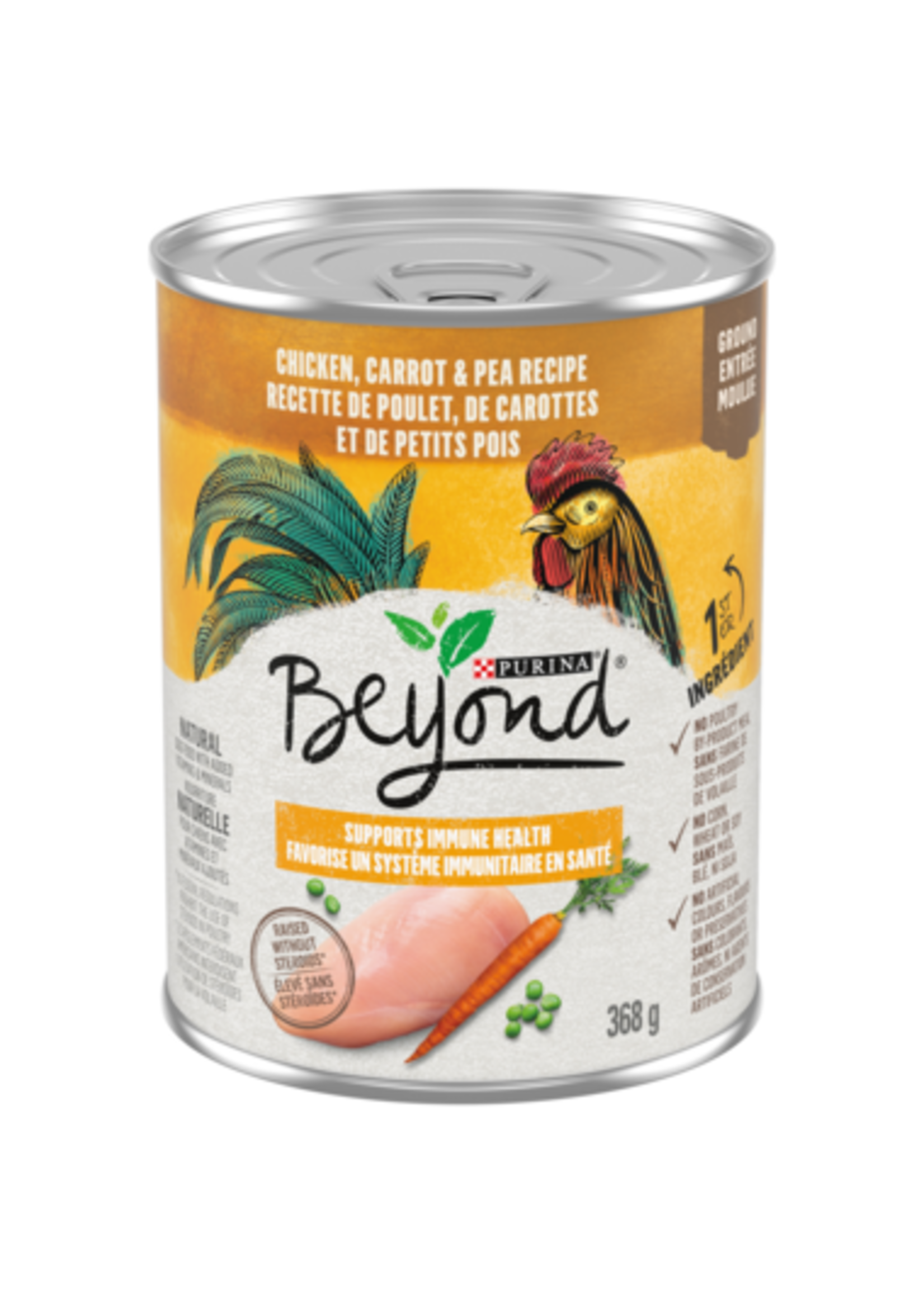 BEYOND NOURRITURE HUMIDE CHIEN POULET CAROTTE ET PETIT POIS 368G
