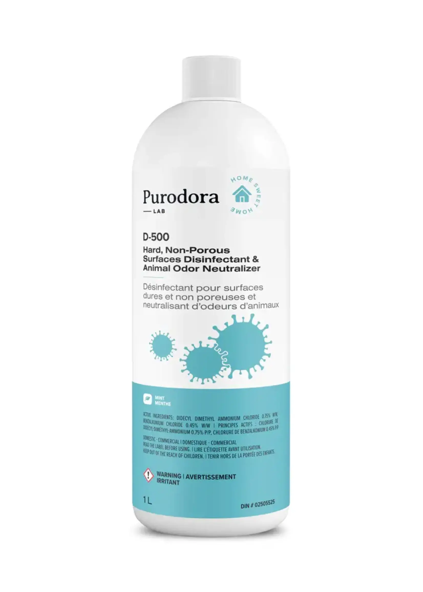 PURODORA LAB PURODORA LAB NEUTRALISANT ET DÉSINFECTANT D'ODEUR ANIMAL 1 LITRE