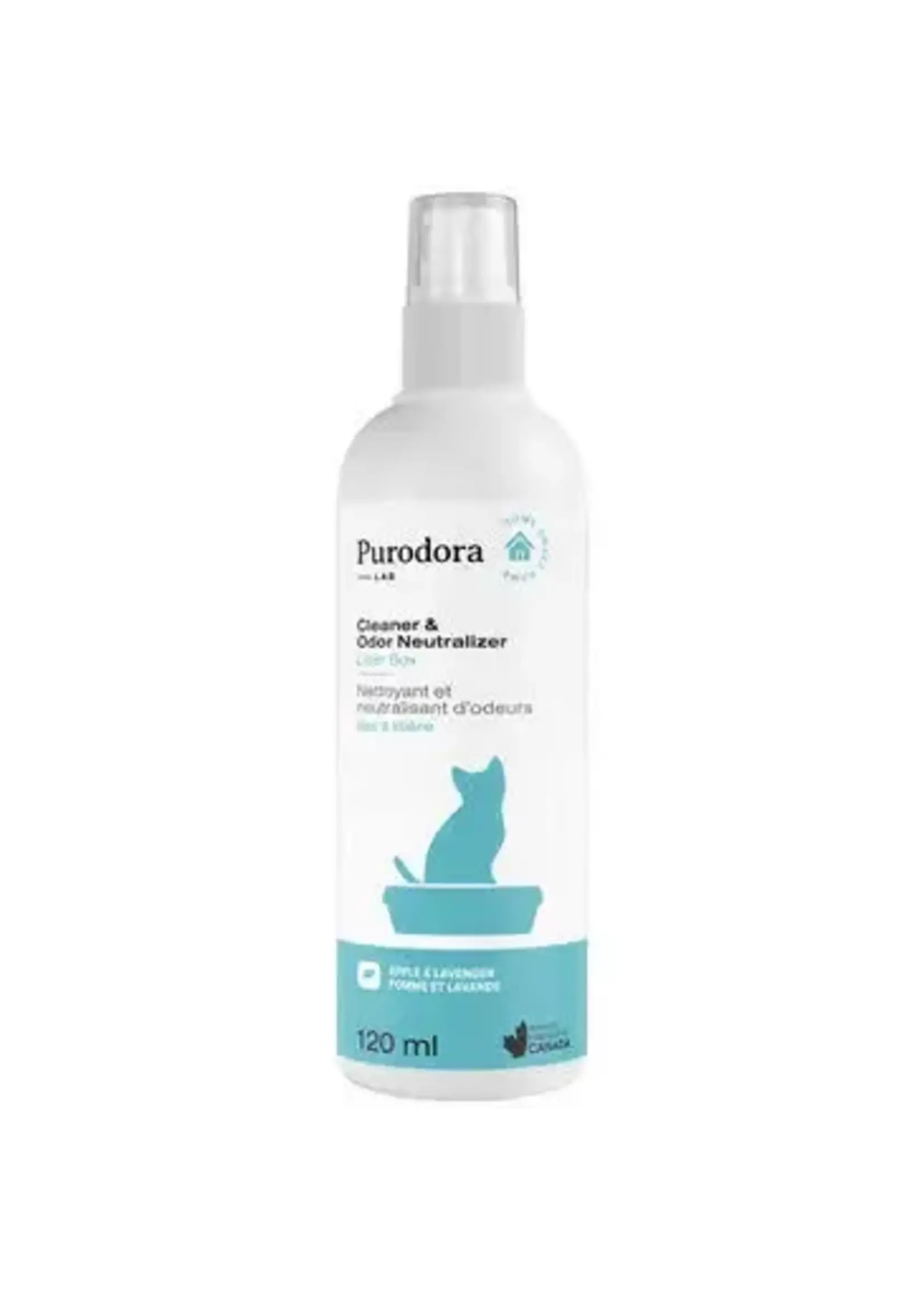 PURODORA LAB PURODORA LAB NEUTRALISANT D'ODEUR POUR BAC A LITIÈRE 120ML