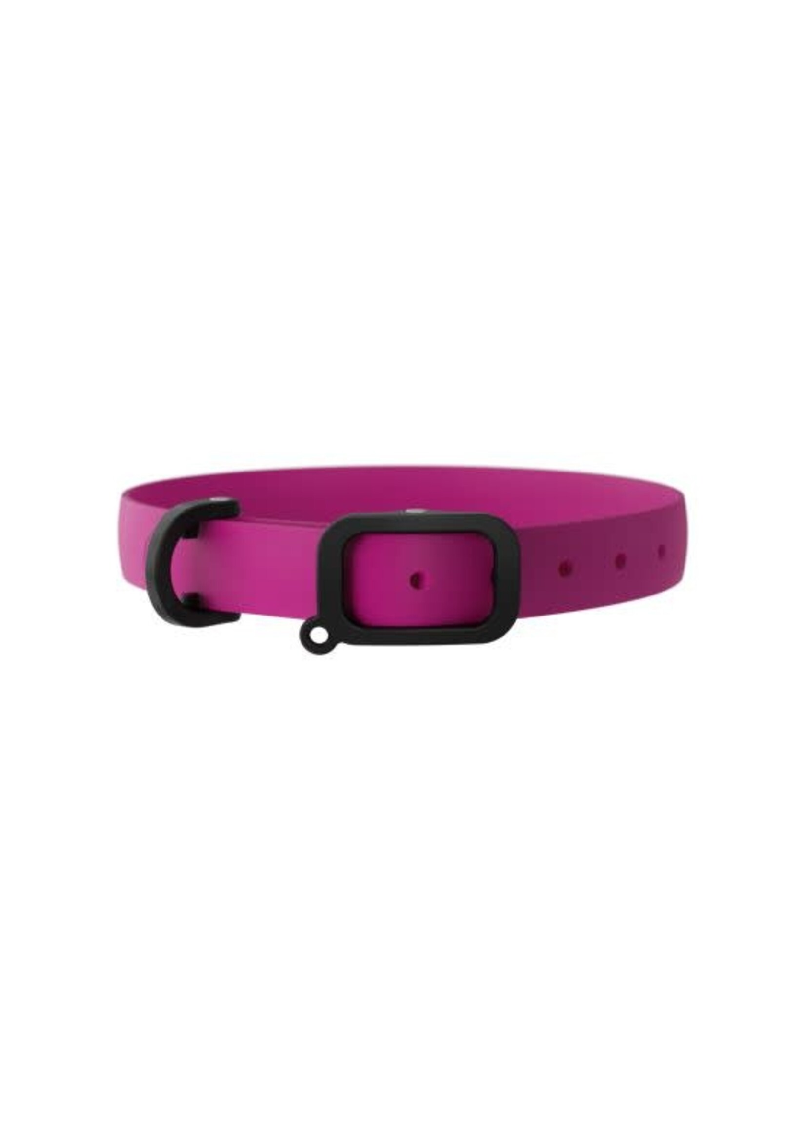 NUVUQ NUVUQ CHIEN COLLIER ELASTOMERE LARGE ROSE