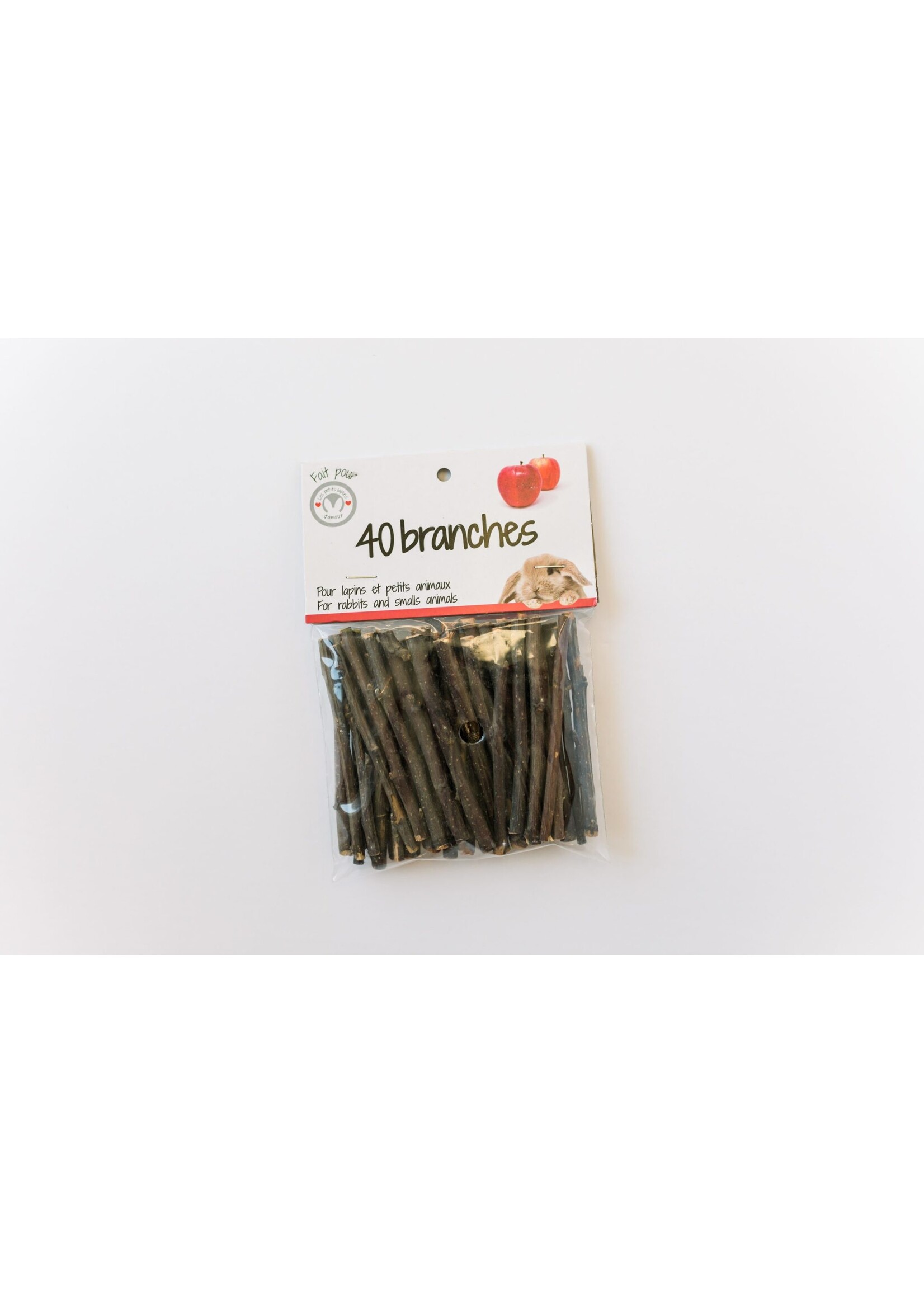 LES PETITS LAPINS D'AMOUR BRANCHES DE POMMIER PQT 40