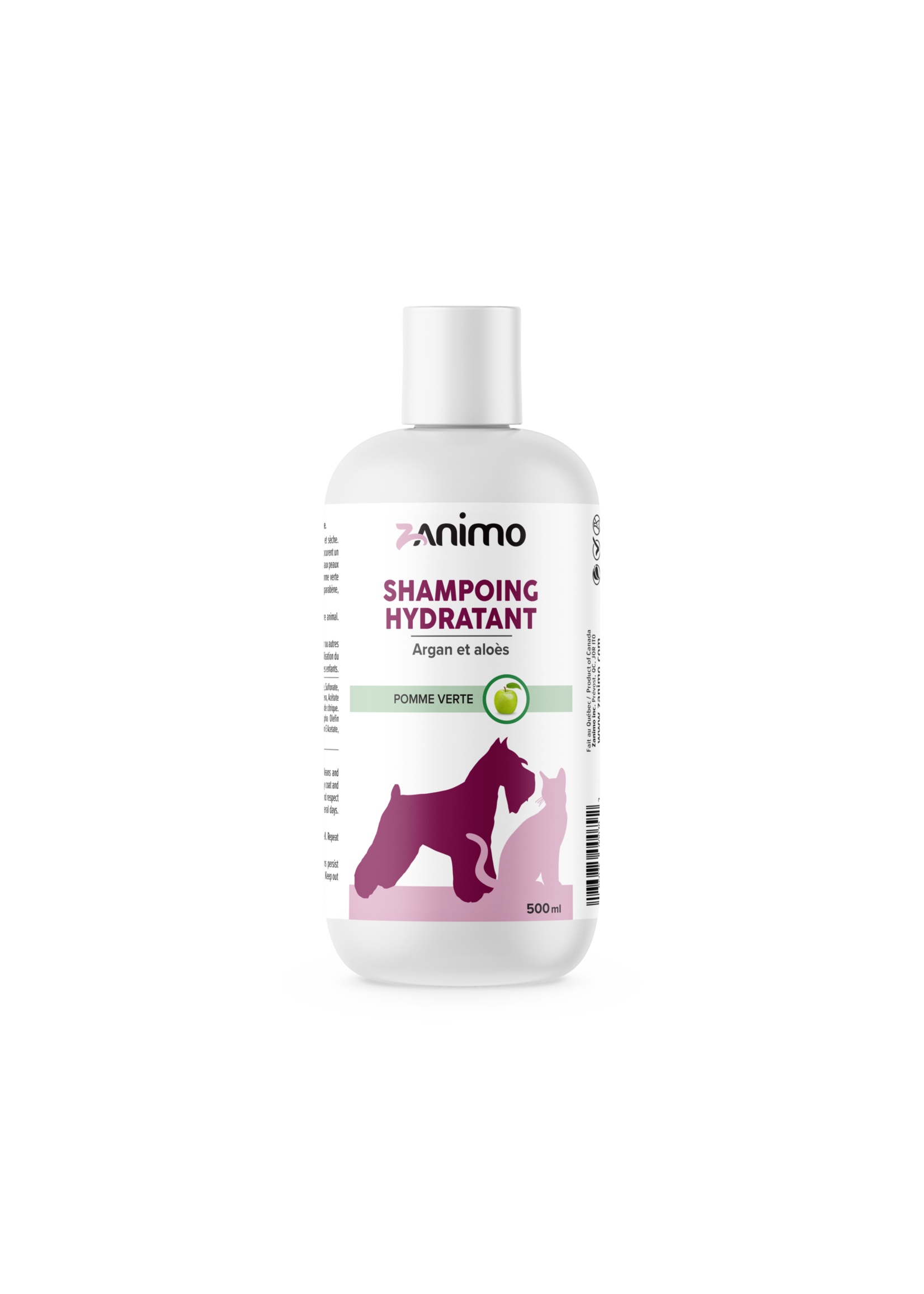 ZANIMO ZANIMO SHAMPOING HYDRATANT POMME VERTE 500 ML
