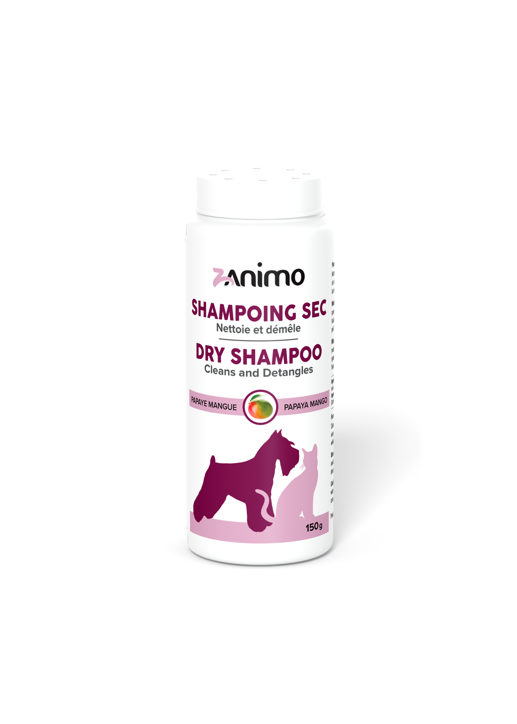 ZANIMO ZANIMO SHAMPOING SEC PAPAYE MANGUE 150G DISC