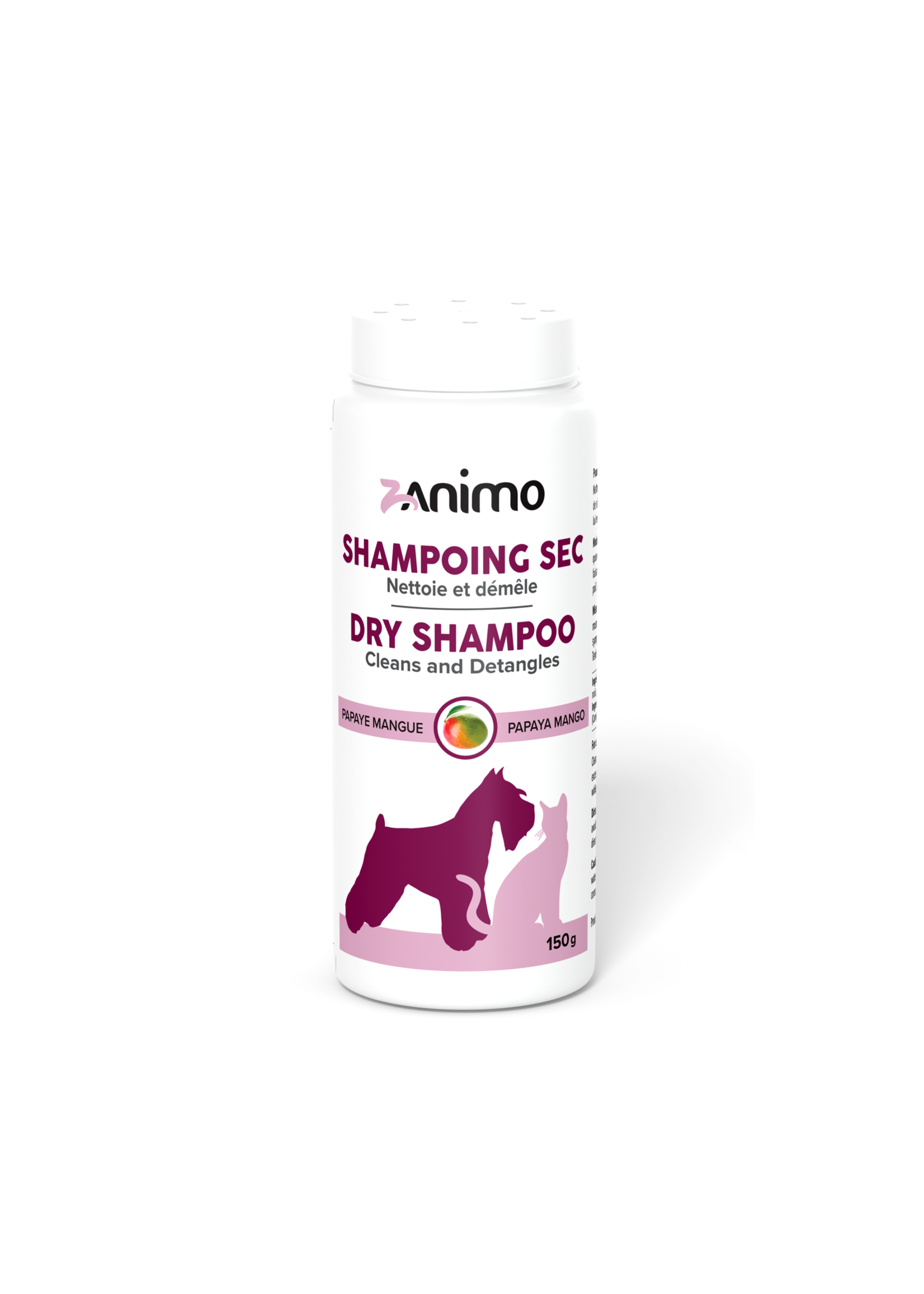 ZANIMO ZANIMO SHAMPOING SEC PAPAYE MANGUE 150G